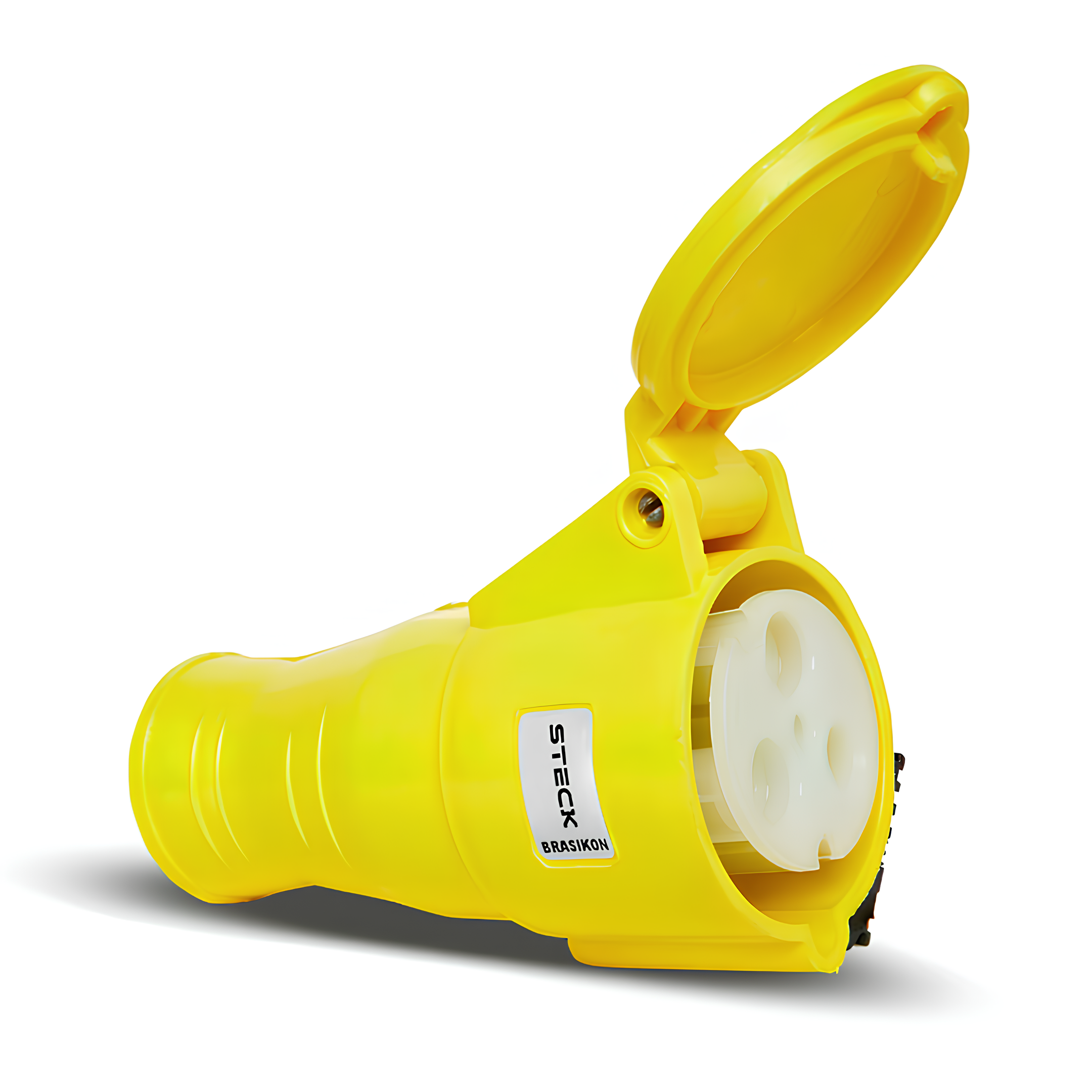 Tomada Acoplamento S3054 - Amarela 3P 16A 110V