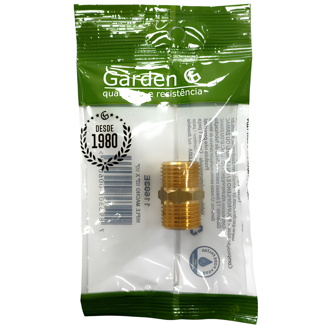 Niple Reto Com Rosca Bsp 11604E 3/4” X 3/4” Garden