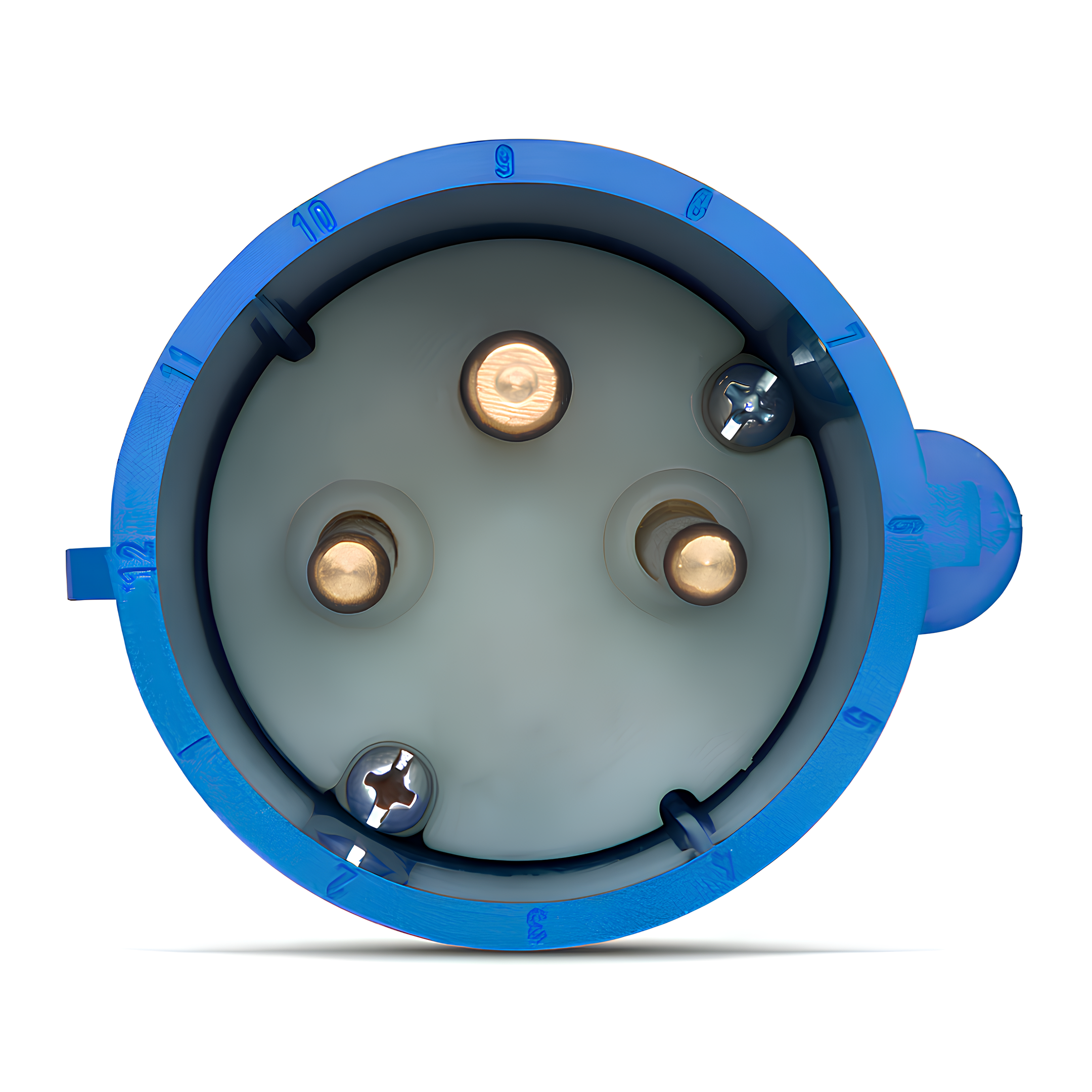 Plugue 2P+T 32a 200/250v Azul N3276 - Steck