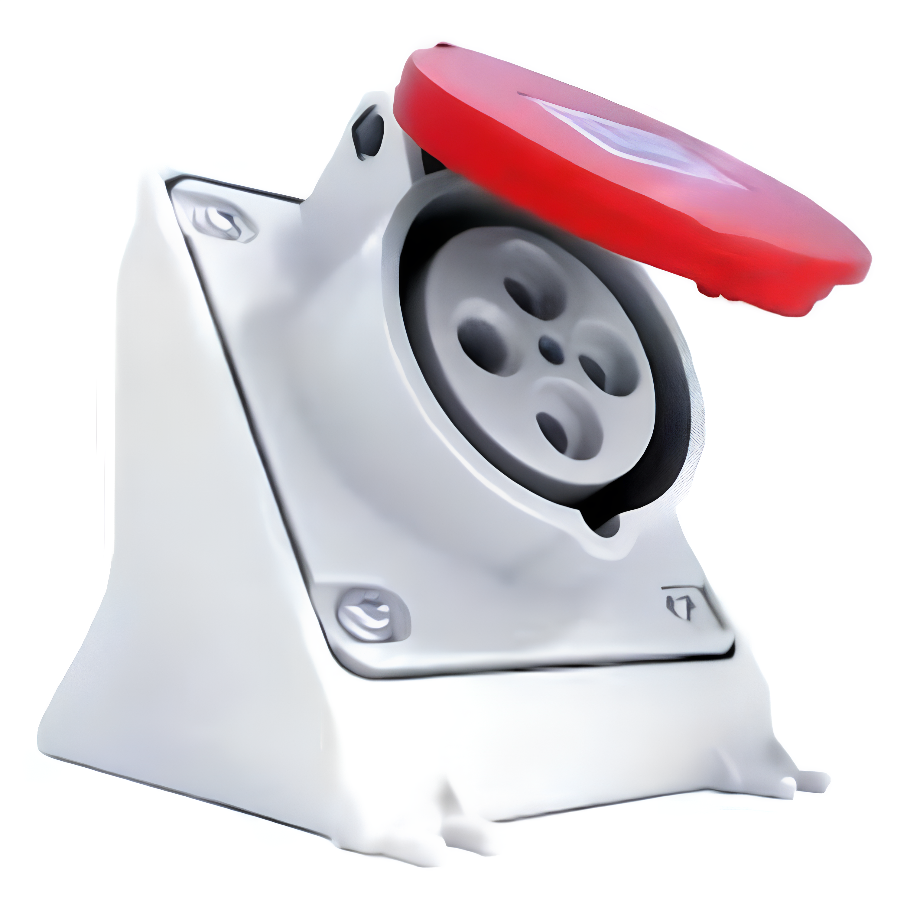 Tomada Sobrepor 3P+N+T 32A 380/440V Vermelho - N5206 - Steck