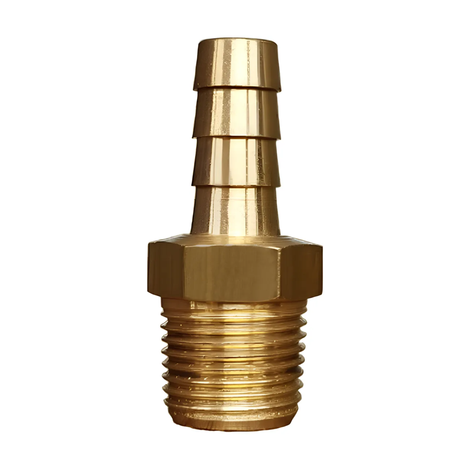 Espigão Fixo Latão Rosca Macho Npt 3/8" x 3/8" Garden