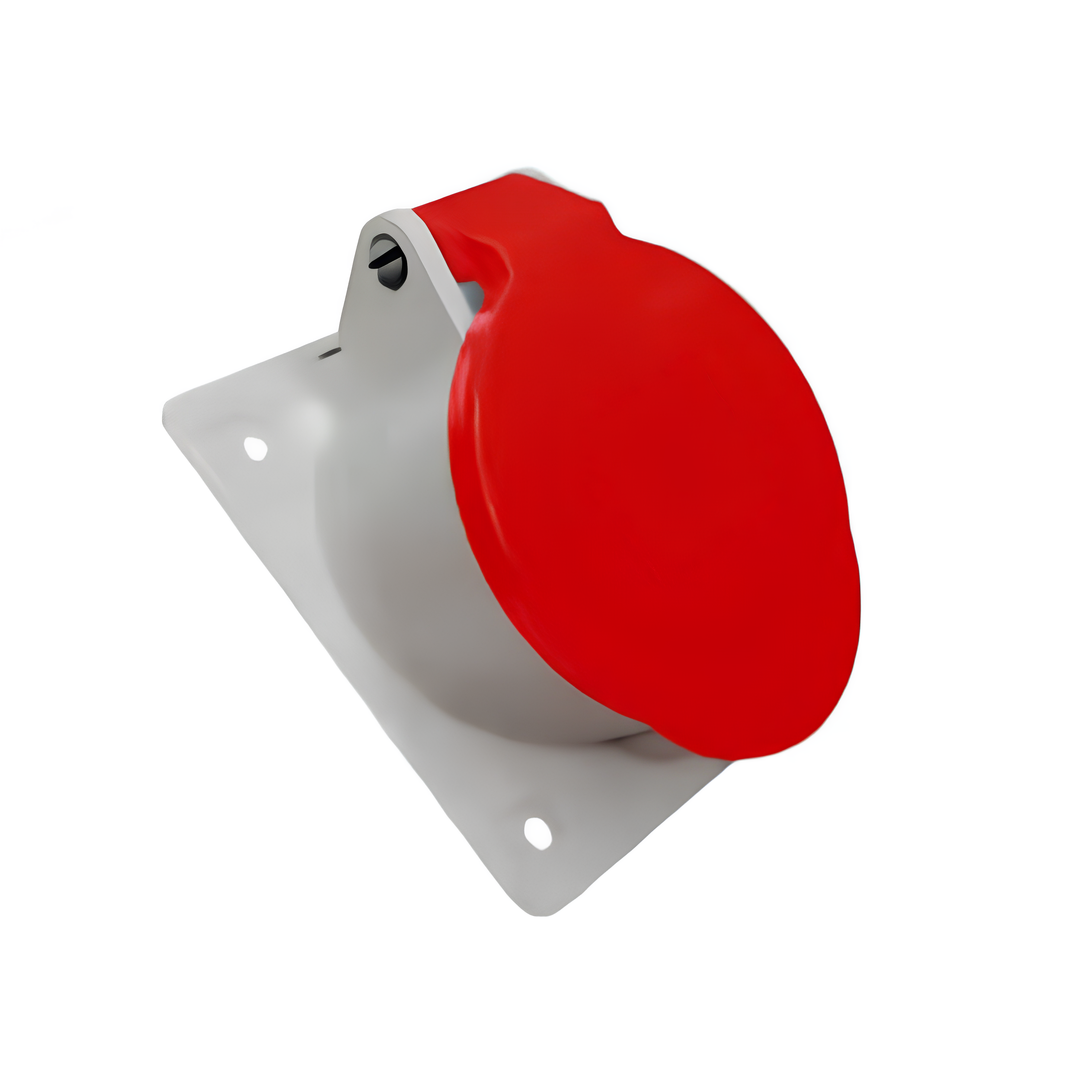 Tomada De Embutir 4p+t 32a 380/440v Vermelho N5246 - Steck