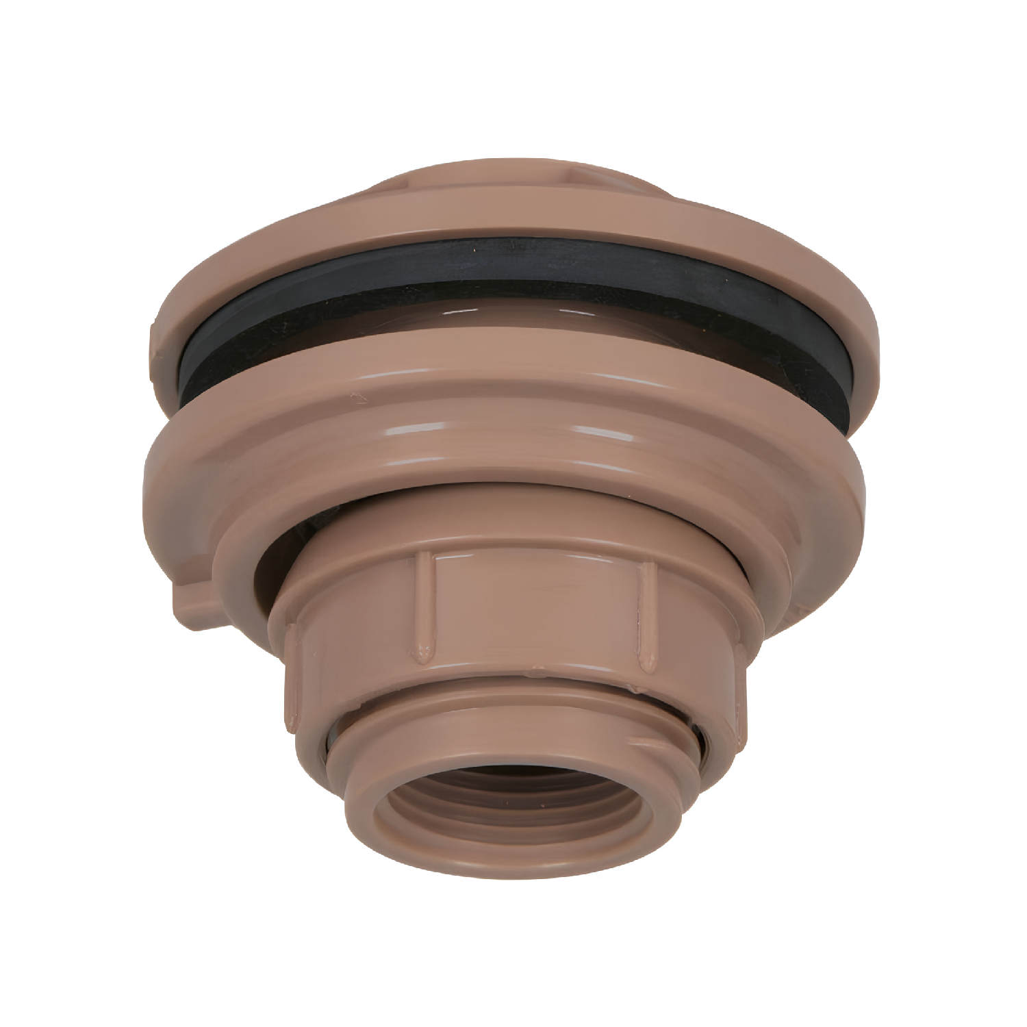 Adaptador Flange Rosca Interna Caixa D'água 32mm x 1" Pvc Marrom 14322 Amanco