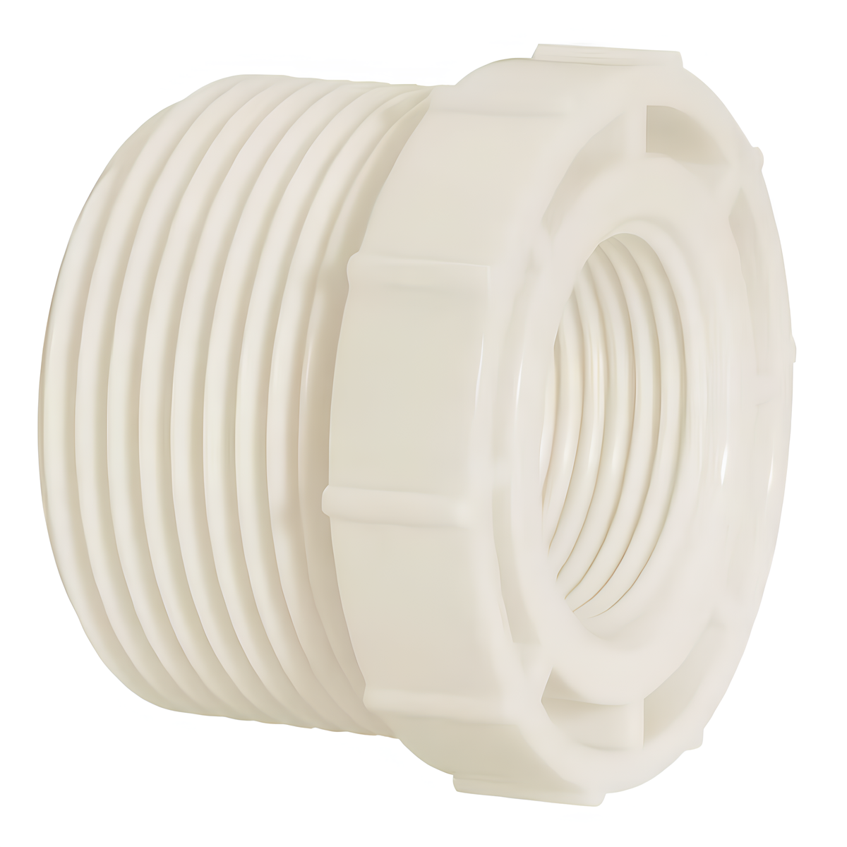 Bucha De Redução Roscavel 2 X 1.1/2 Pvc Branco 11528 Amanco