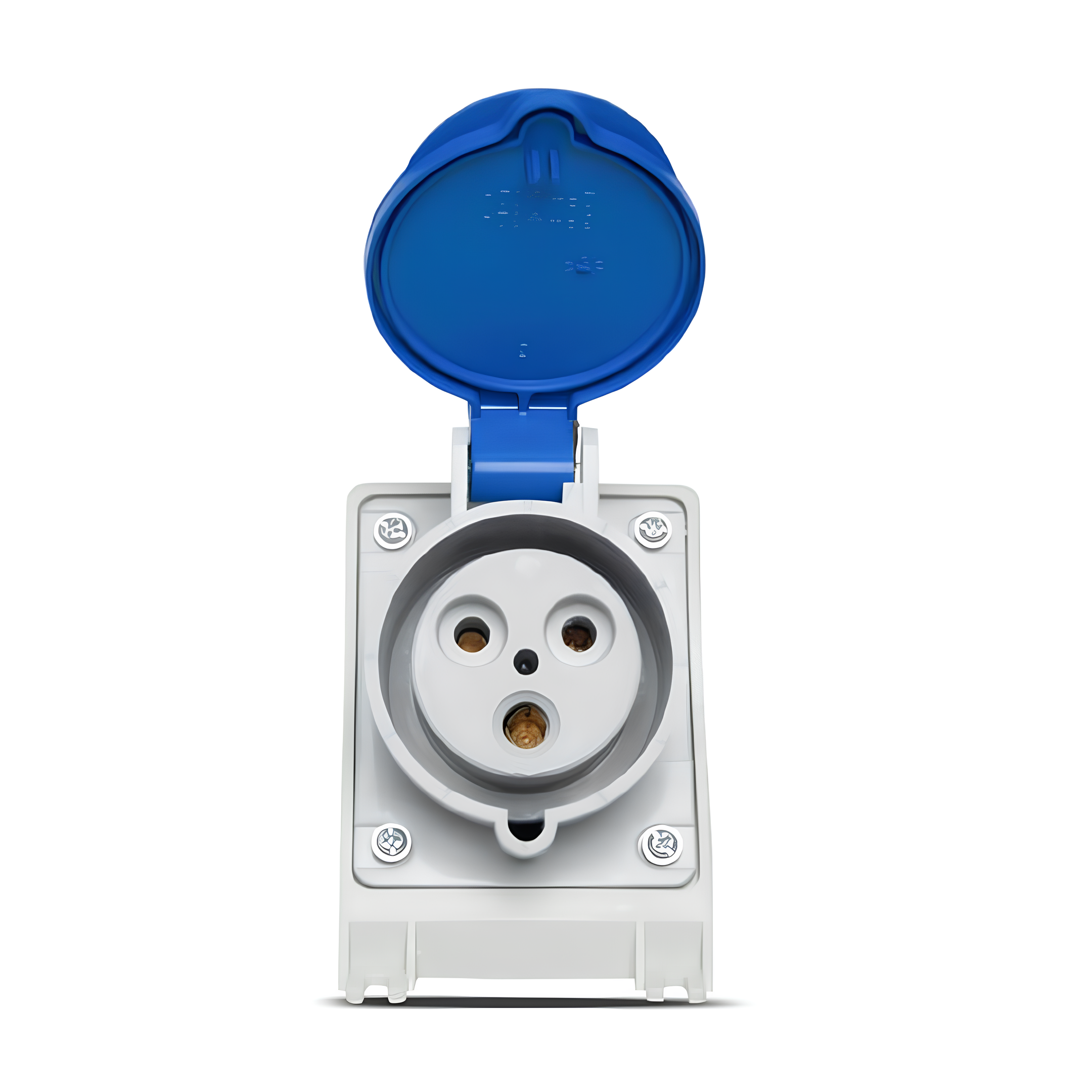 Tomada De Sobrepor 2p+t 32a 200/250v Azul N3206 Steck