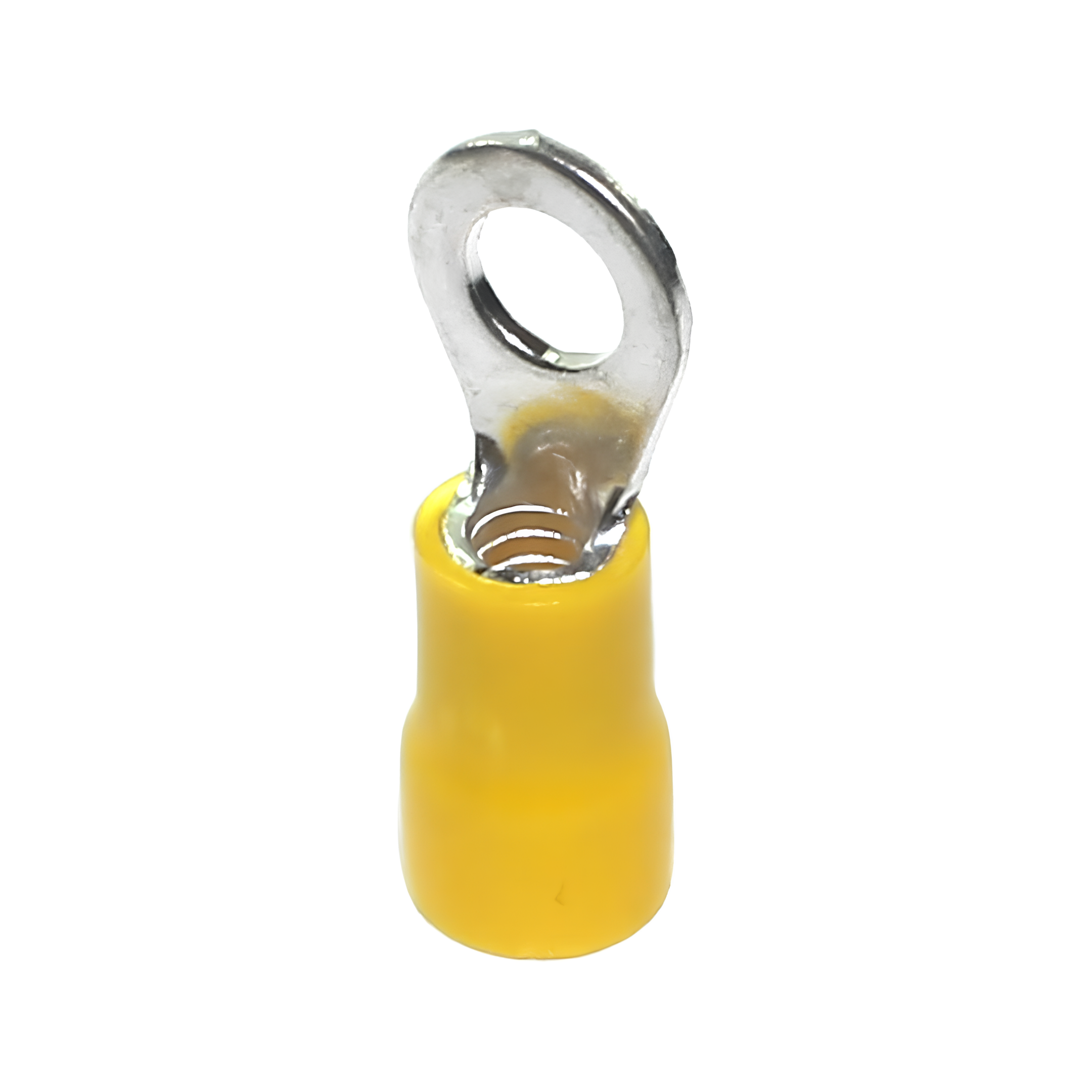 Terminal Olhal Pre-Isolado Amarelo 25Mm M8 10Pçs Eletrokit