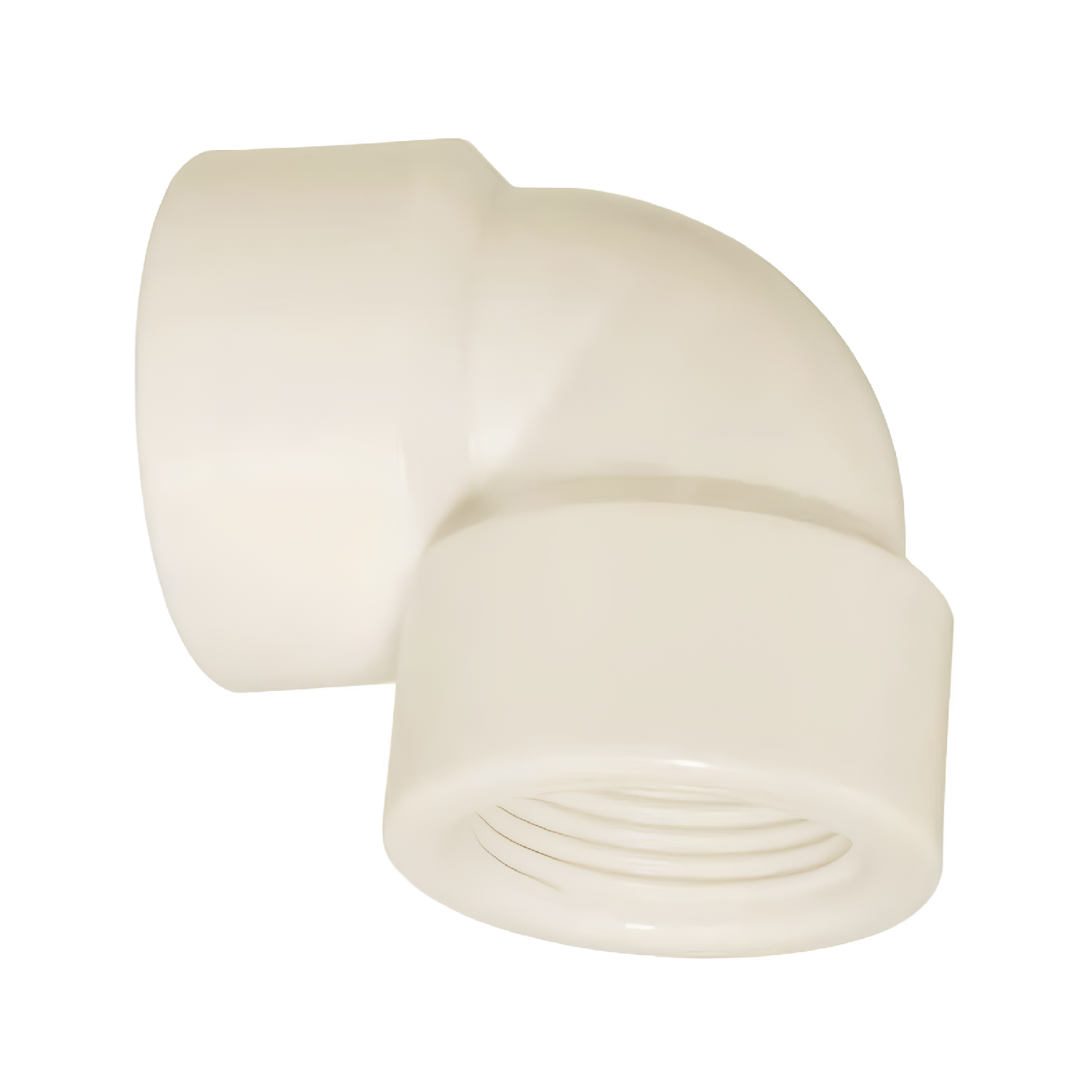 Joelho 90° Roscável Esgoto Série Normal 1/2" Pvc Branco 11667 Amanco