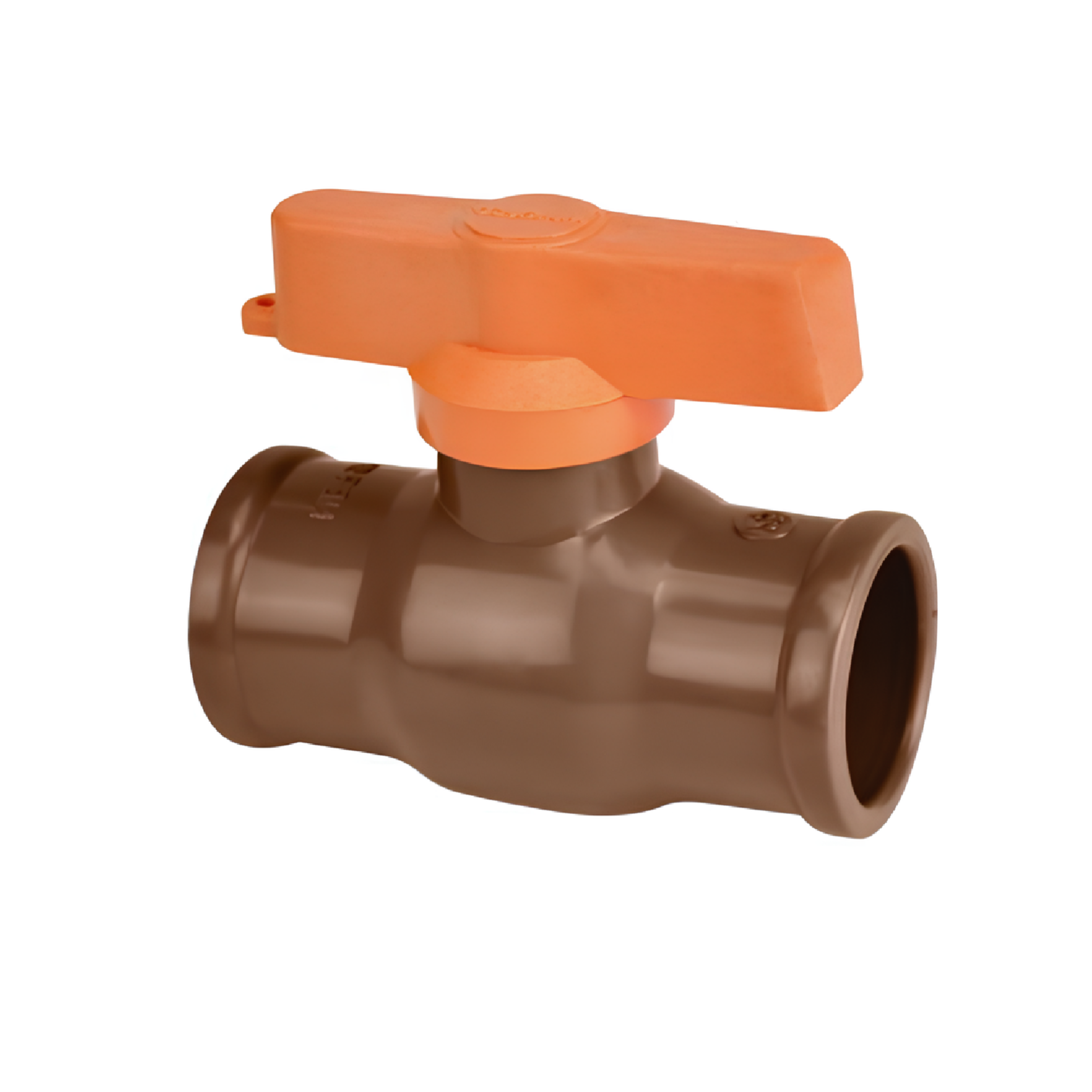 Registro de Esfera Soldável 50Mm Pvc Marrom 97428 Amanco
