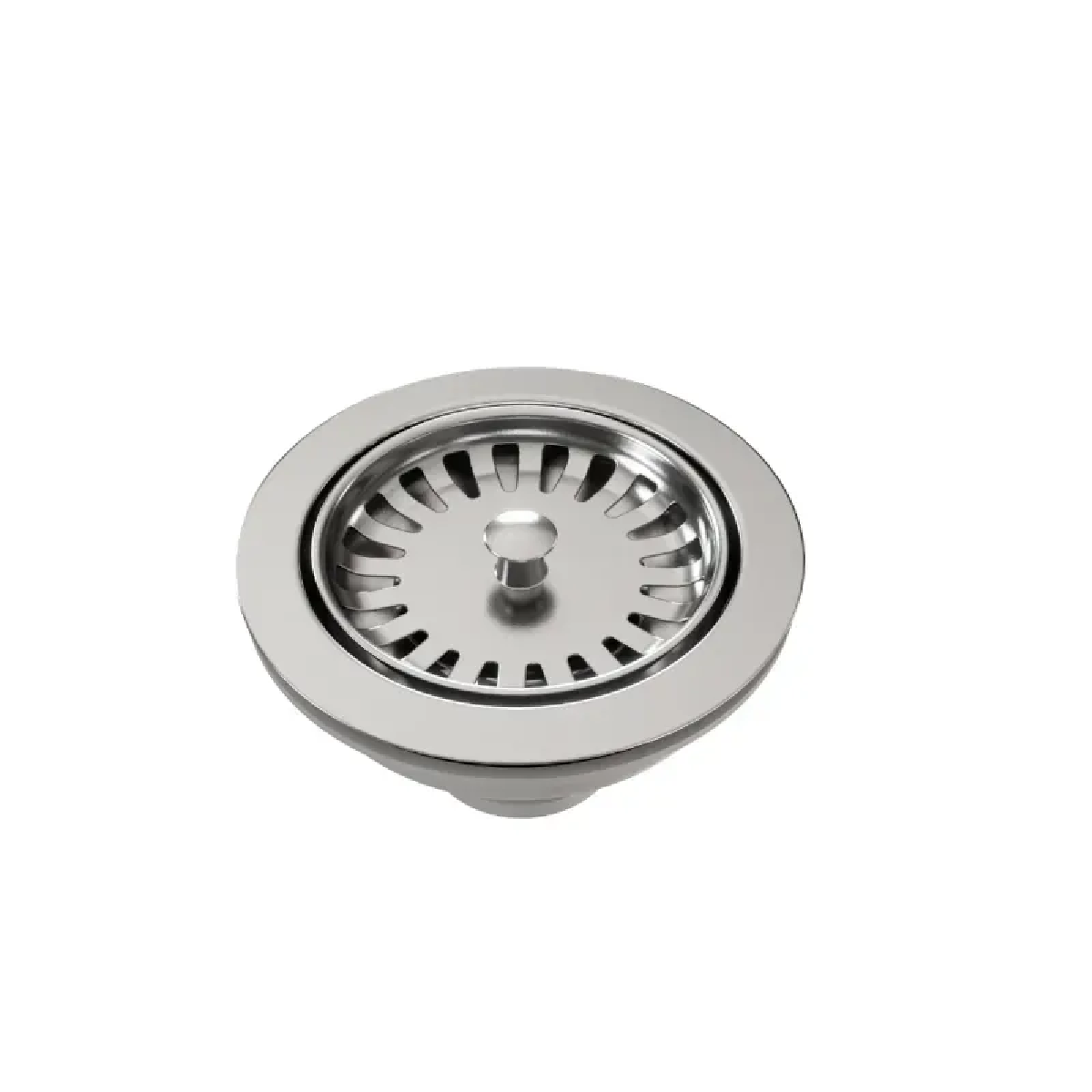 Válvula de Escoamento Pia Americana 4.1/2" Inox Super Metais