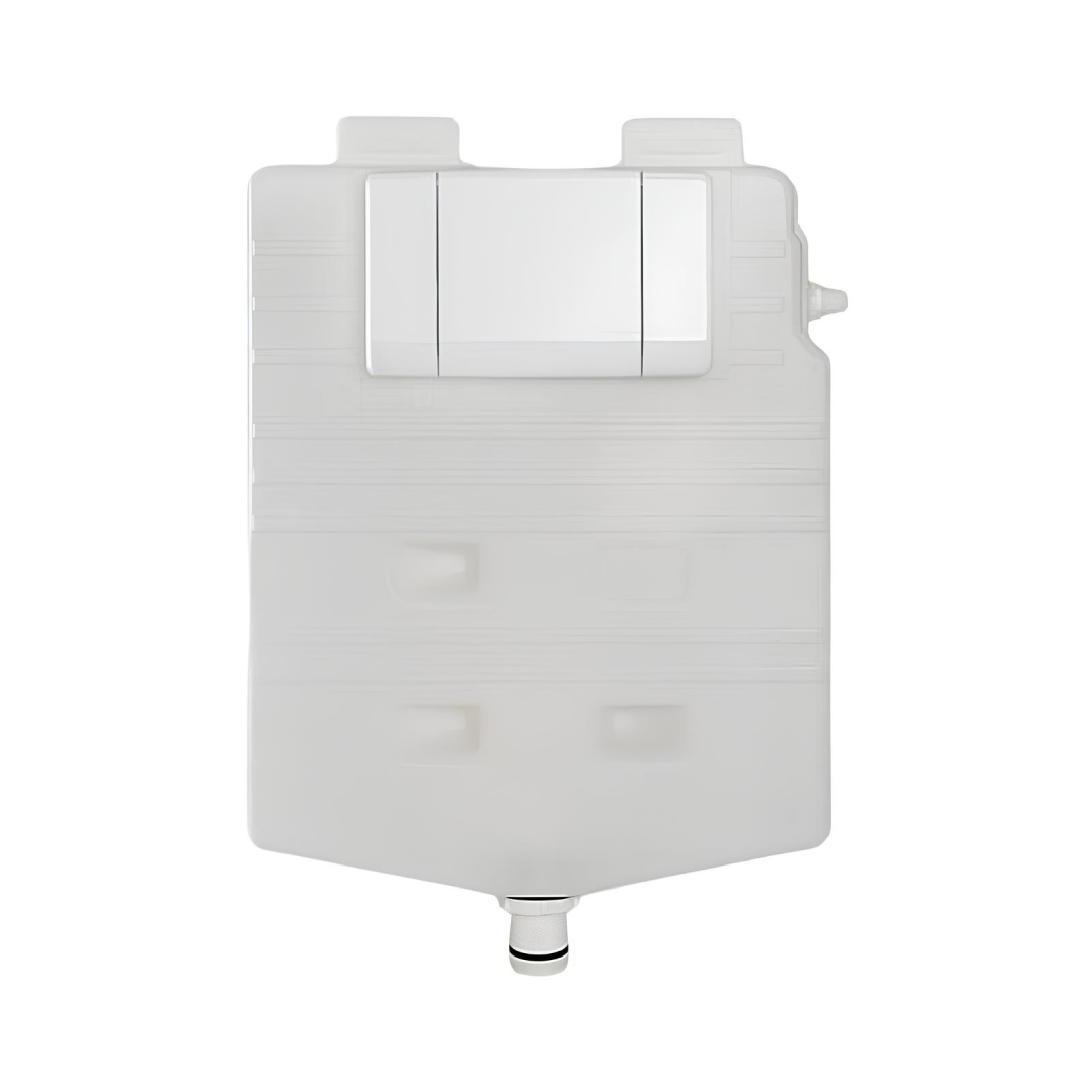 Caixa Descarga Embutir M9000 Acabamento Elegance Branco Montana