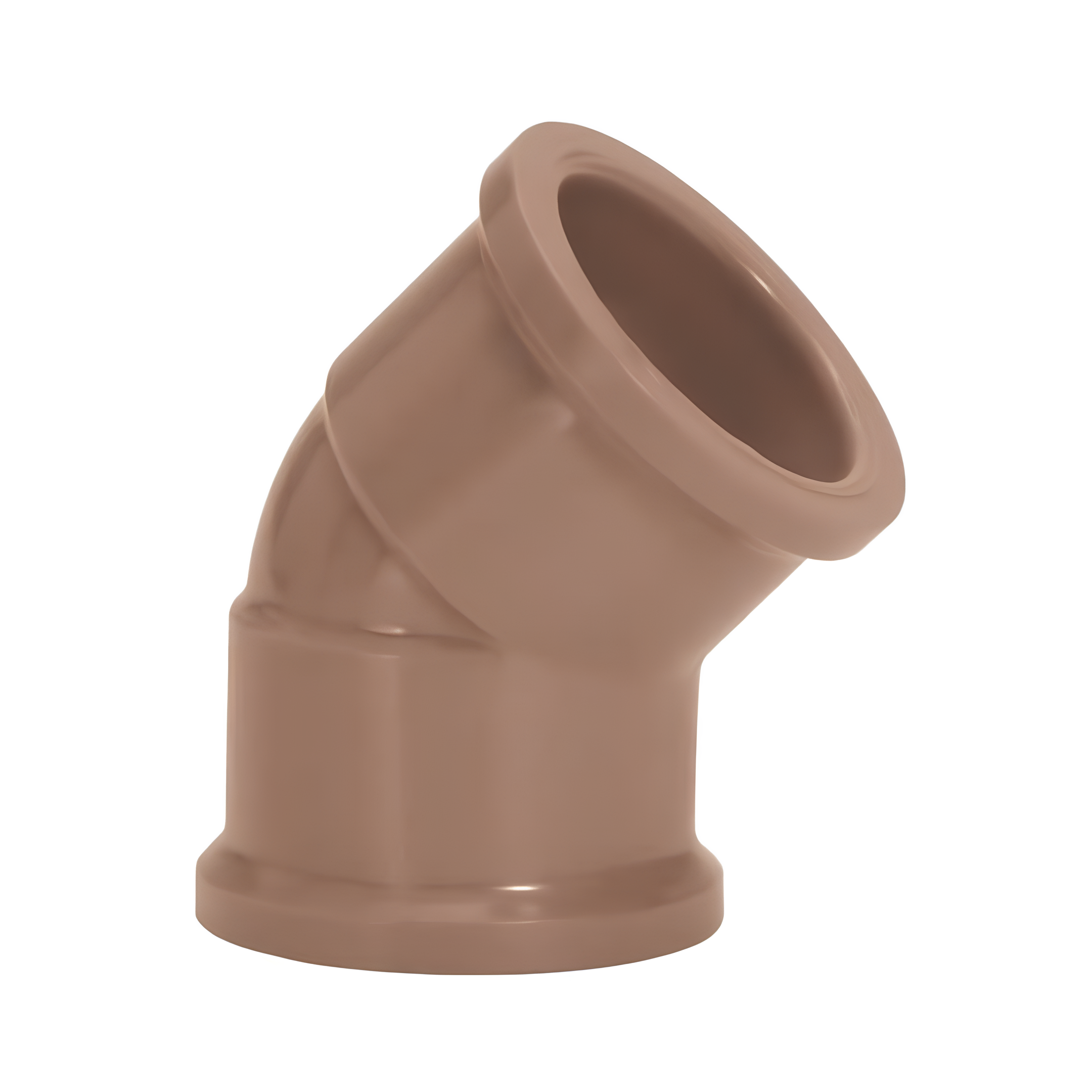 Joelho Soldavel 45° 50mm Pvc Marrom 11645 Amanco