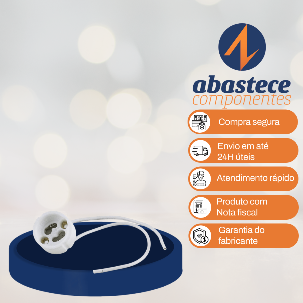 Soquete com rabicho para Lâmpada GU10 9122I