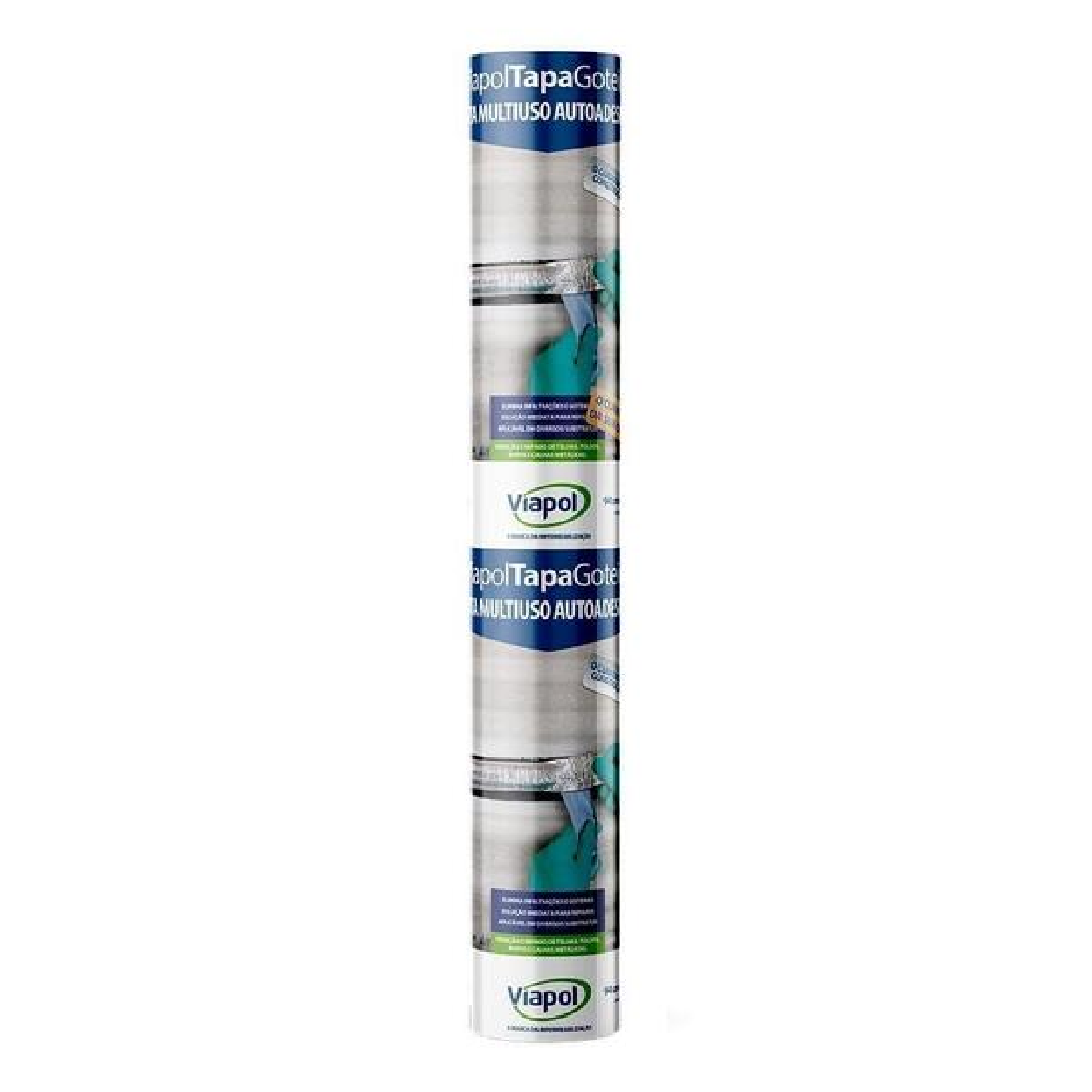Fita Multiuso Tapa Goteira 94cmX10m Alum. V06112622 Viapol