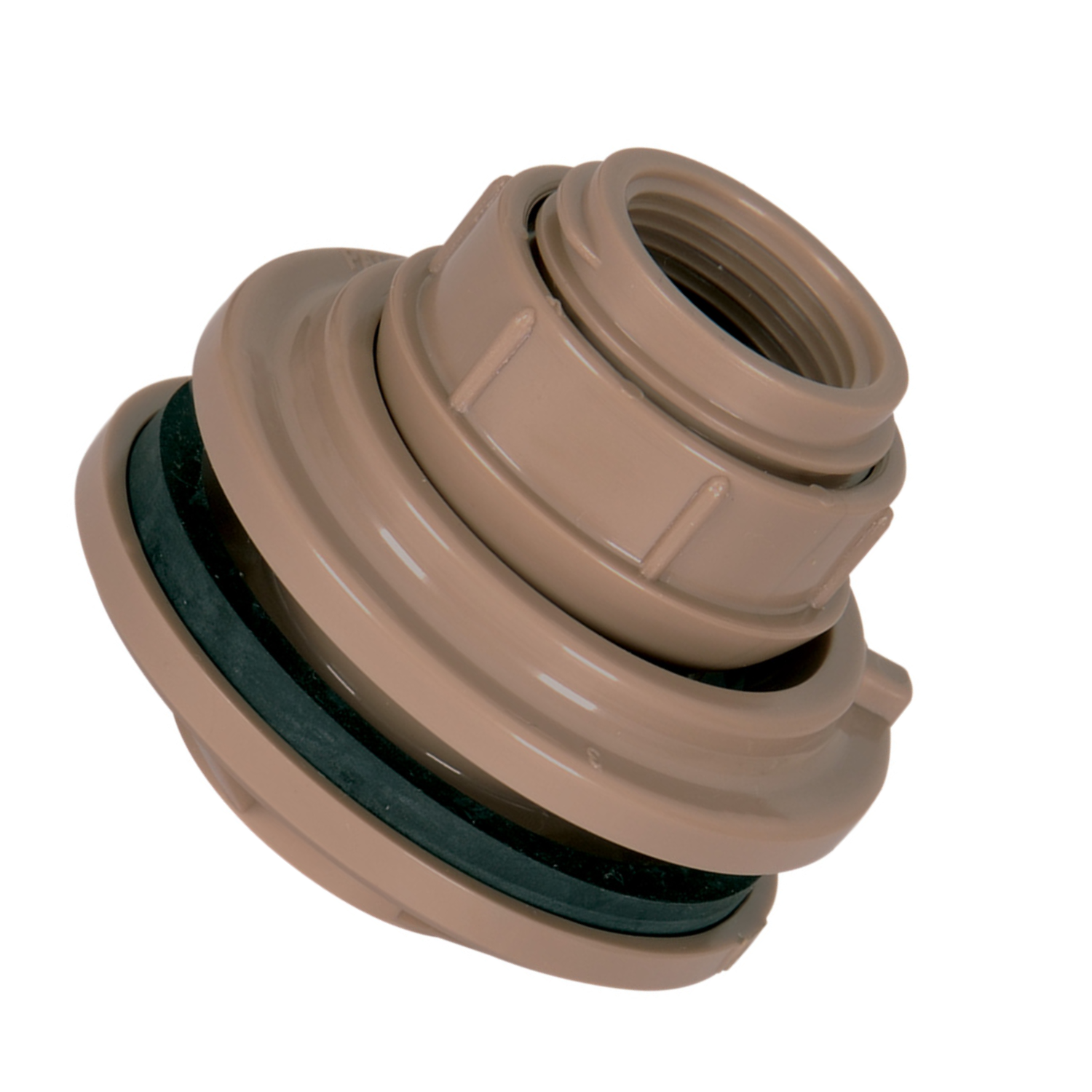 Adaptador Flange Rosca Interna Caixa D'água 75mm x 2.1/2 Pvc Marrom 92723 Amanco