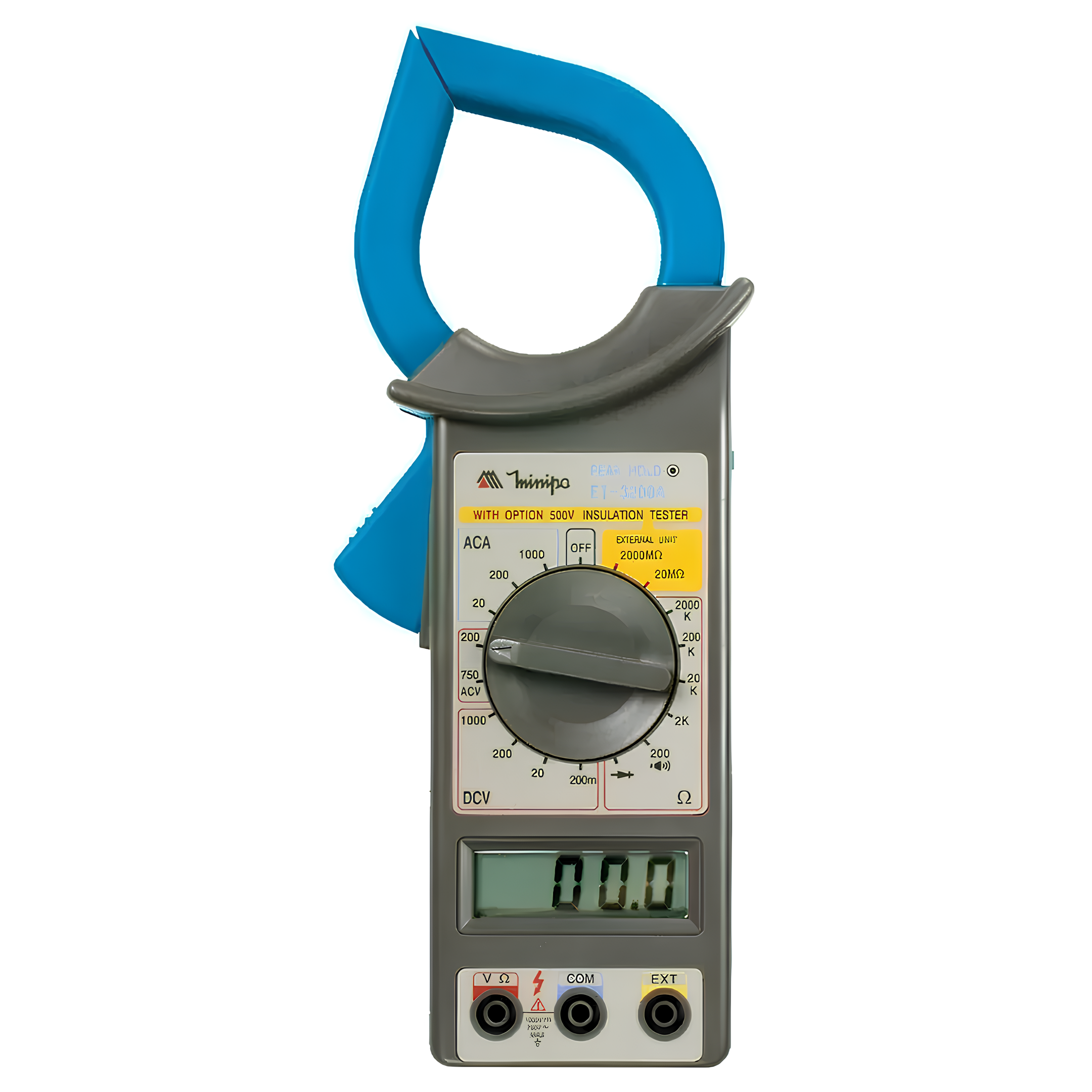 Alicate Amperímetro Digital Et-3200a Cat2 Minipa