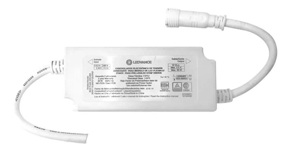 Driver Eco Flex Para Fita Led 60W 12V Ip67 Bivolt Ledvance