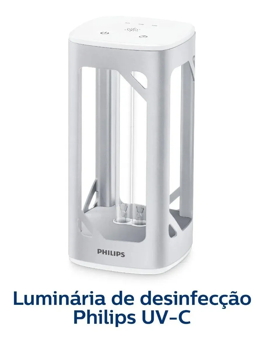 Luminaria De Mesa UV-C De Desinfecção Germicida 24W Philips