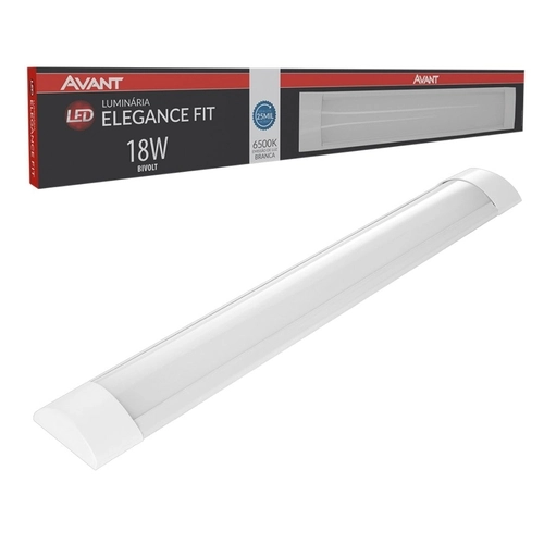 Luminaria Led Sobrepor Slim 18W 50Cm 6500K Avant