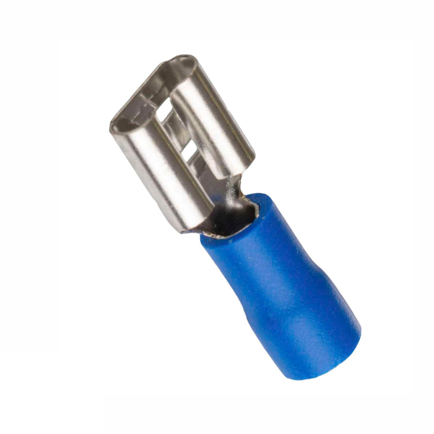 Terminal Femea Pré-Isolado Azul 1,5mm a 2,5mm 20 Pçs