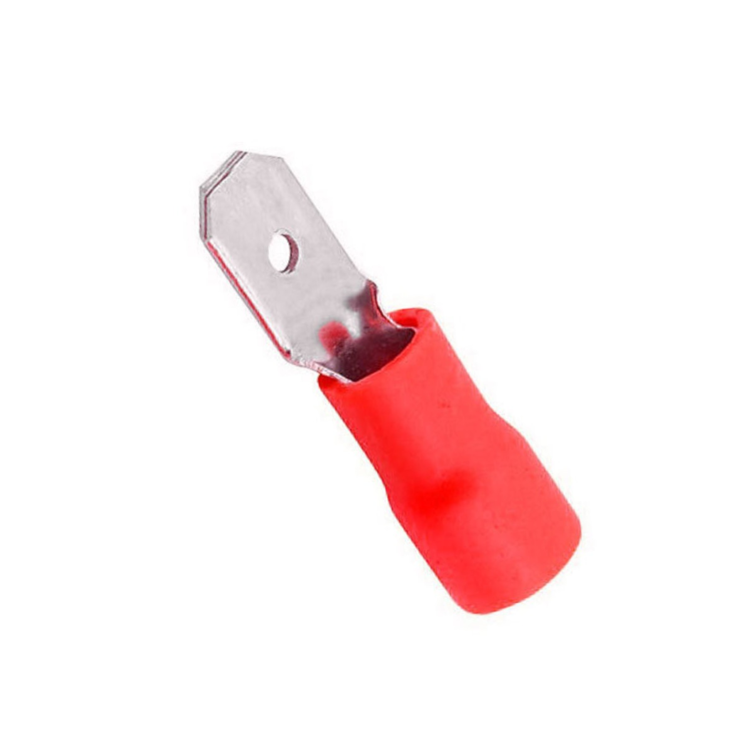 Terminal Macho Pré-Isolado Vermelho 0,5mm a 1,5mm 20 Pçs
