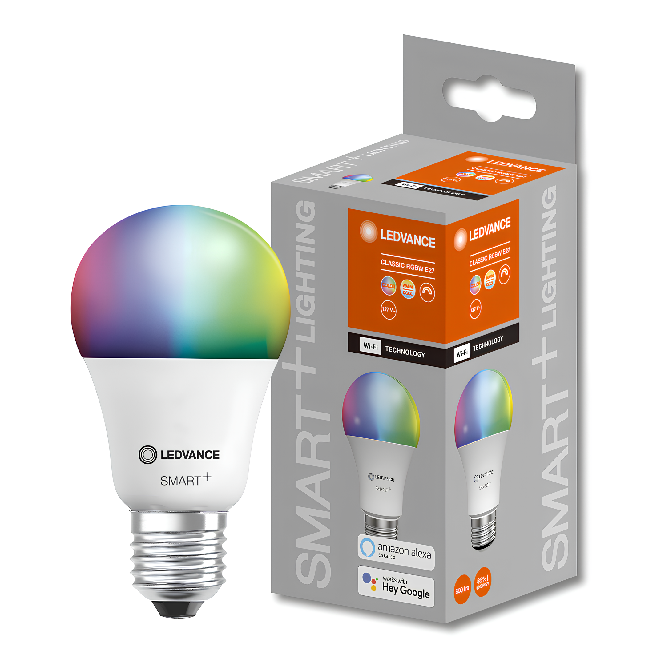 Lampada Led Bulbo Smart+ Wifi 9W Rgbw 800Lm 180° Ledvance