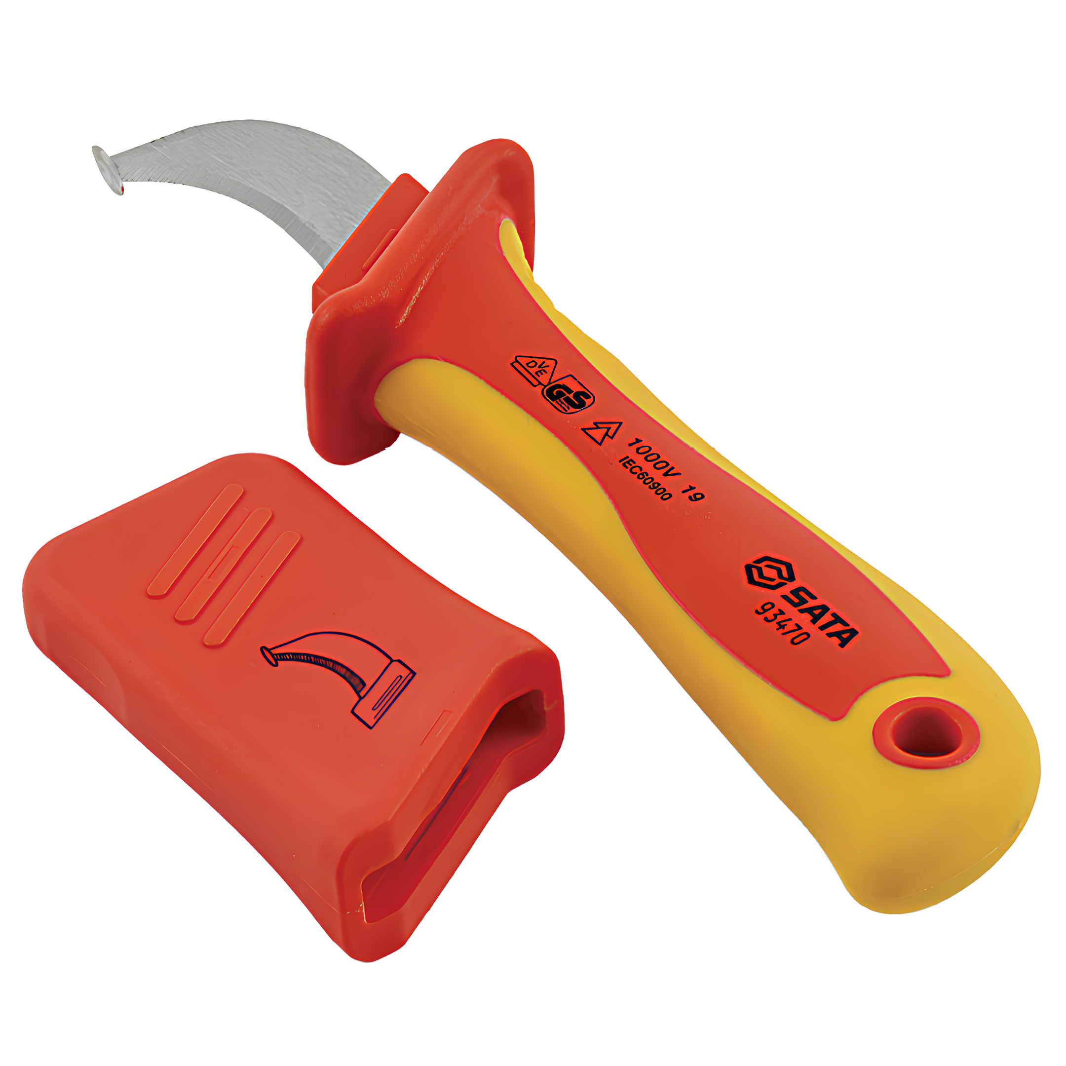 Faca Curva Desencapadora De Cabos Vde ST93470SC Sata
