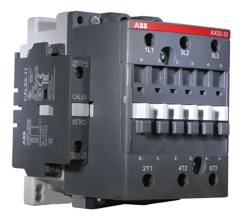 Contator Forca Tripolar 380v 50A 220v Ac3 60hz 1na+1nf Abb