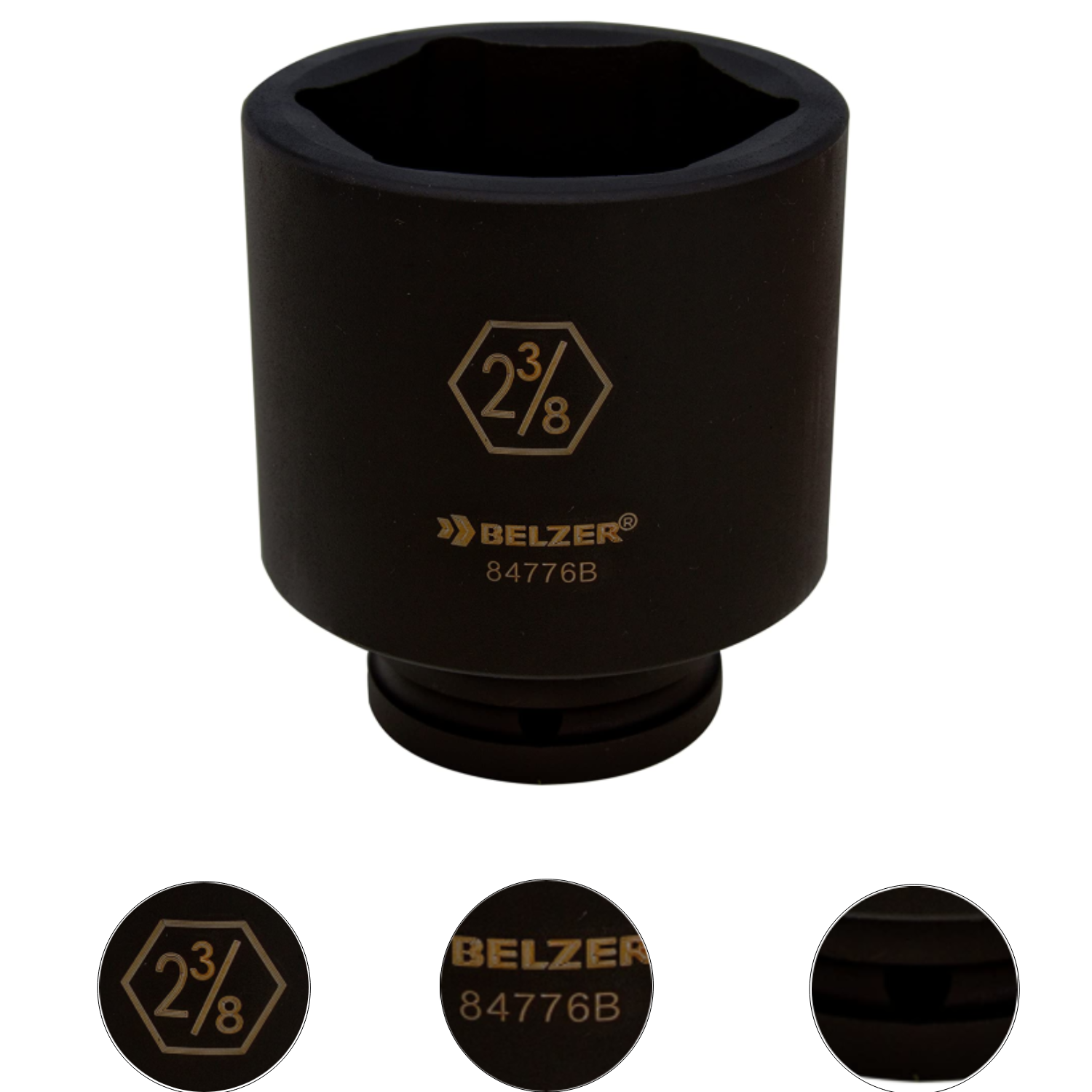 Soquete Impacto Sextavado 3/4'' 33MM 84844BX Belzer<BR>