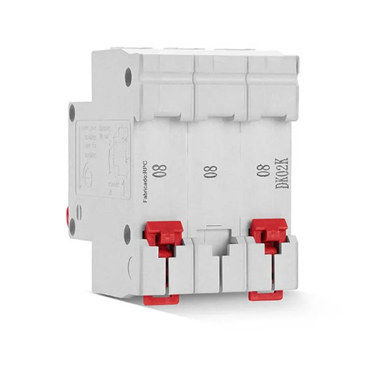 Disjuntor DIN Tripolar 63A SDD63C63 3KA – STECK