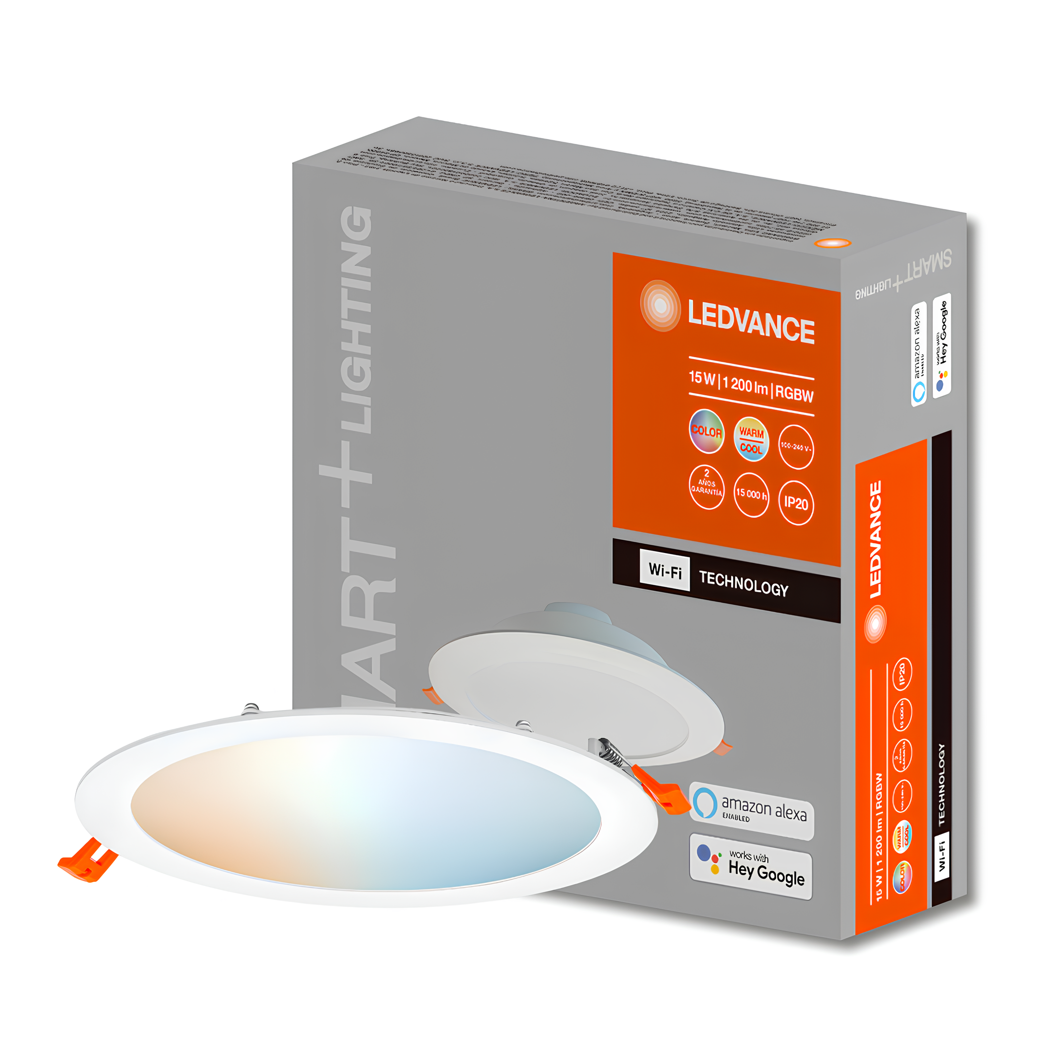 Luminaria Redonda Embutir Downlight Smart+ Wifi 15W Rgb Ledvance