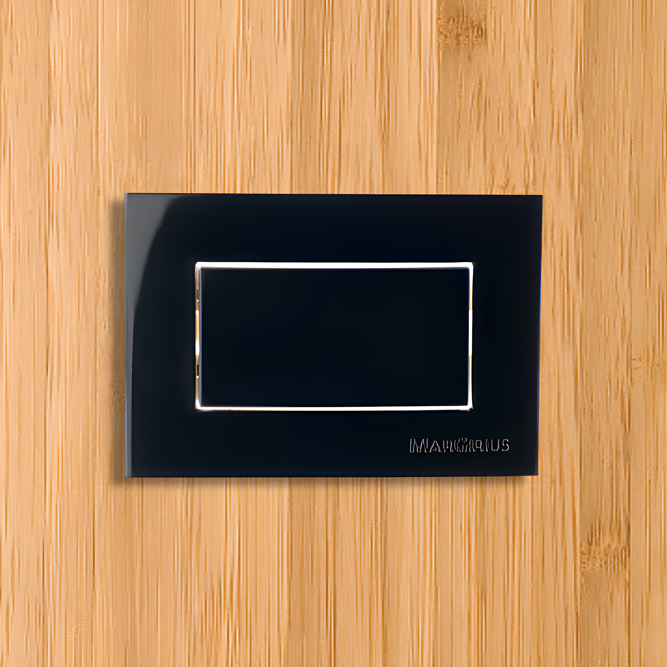 Interruptor Para Moveis Simples Preto Sleek 10A Margirius