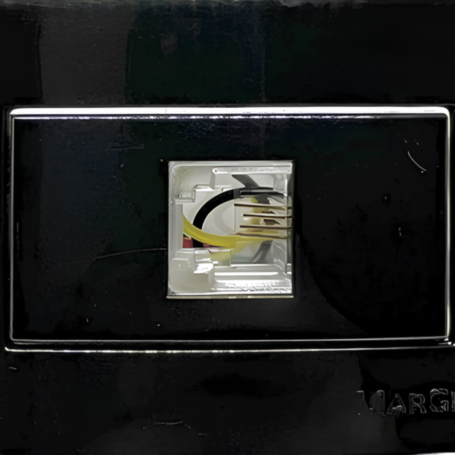 Tomada para telefone RJ11 Preta Sleek 65x45mm Margirius