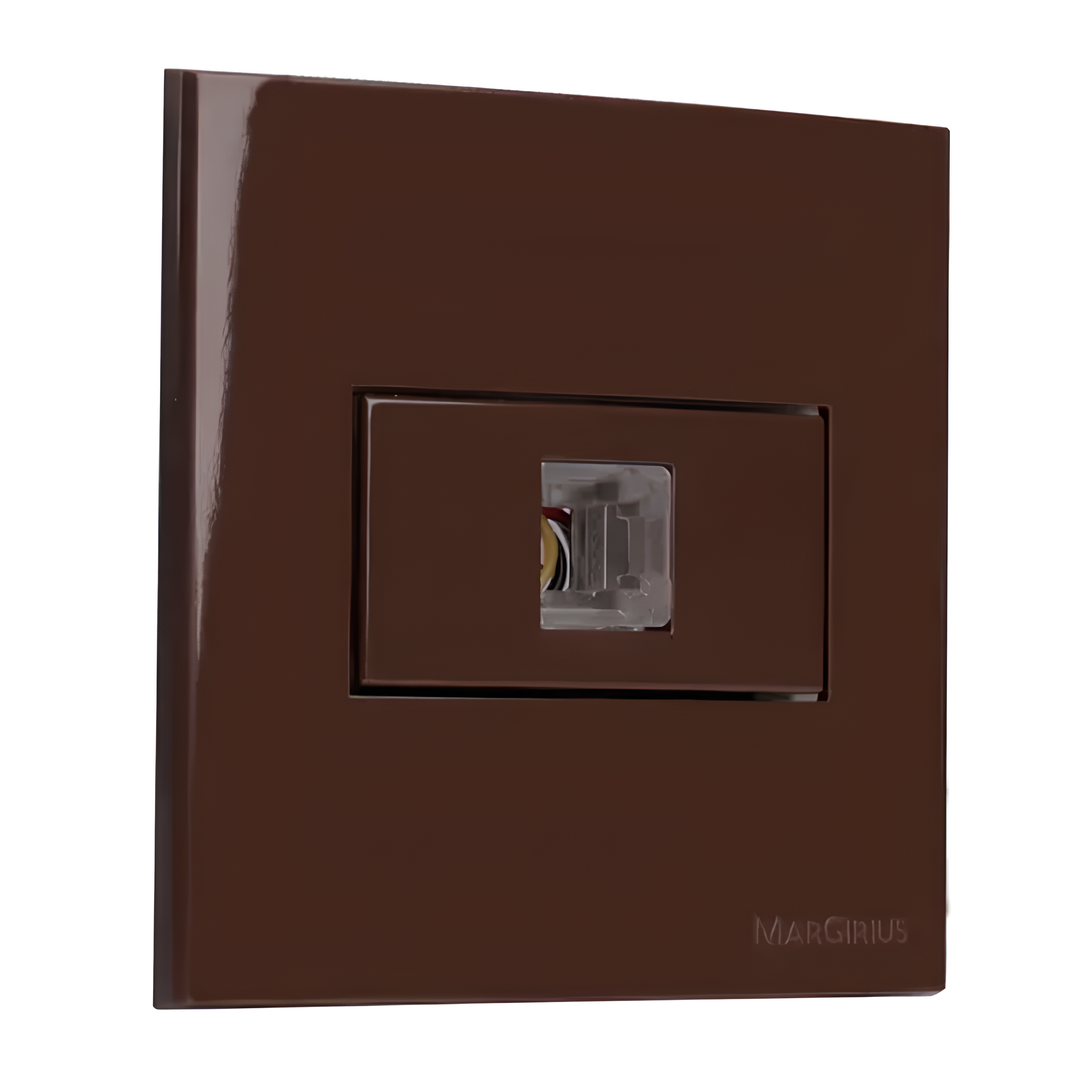 Conjunto Tomada Telefone Rj11 4 Fios Sleek P/Movel Margirius