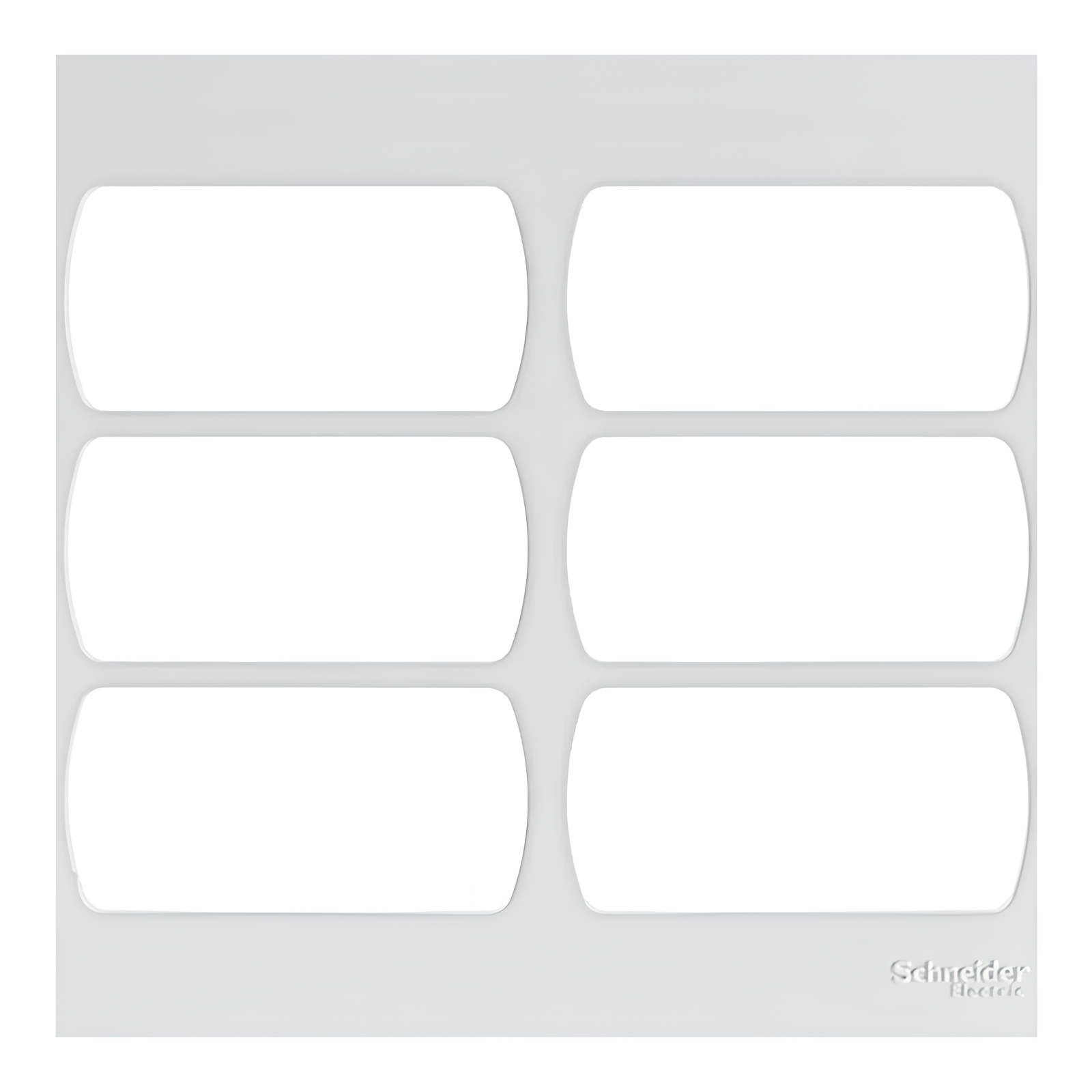 Placa 4X4 6 Postos Branca Miluz S3B77460 Schneider