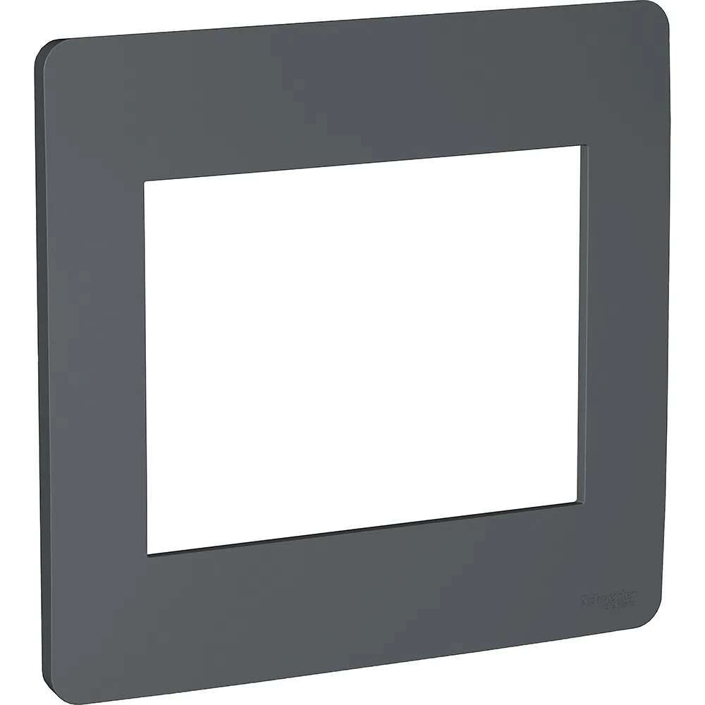 Placa 4X4 6P Stellar Black Orion S730203294 Schneider