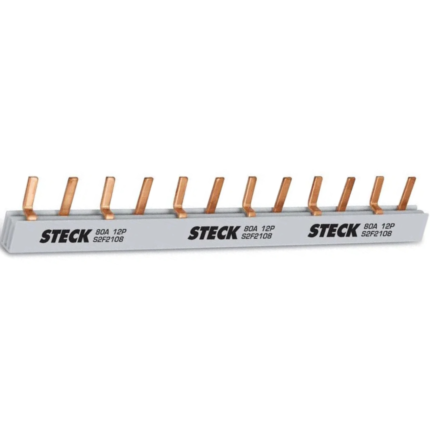 Barramento Pente Bipolar Para 57 Polos 80A S2F1000B Steck