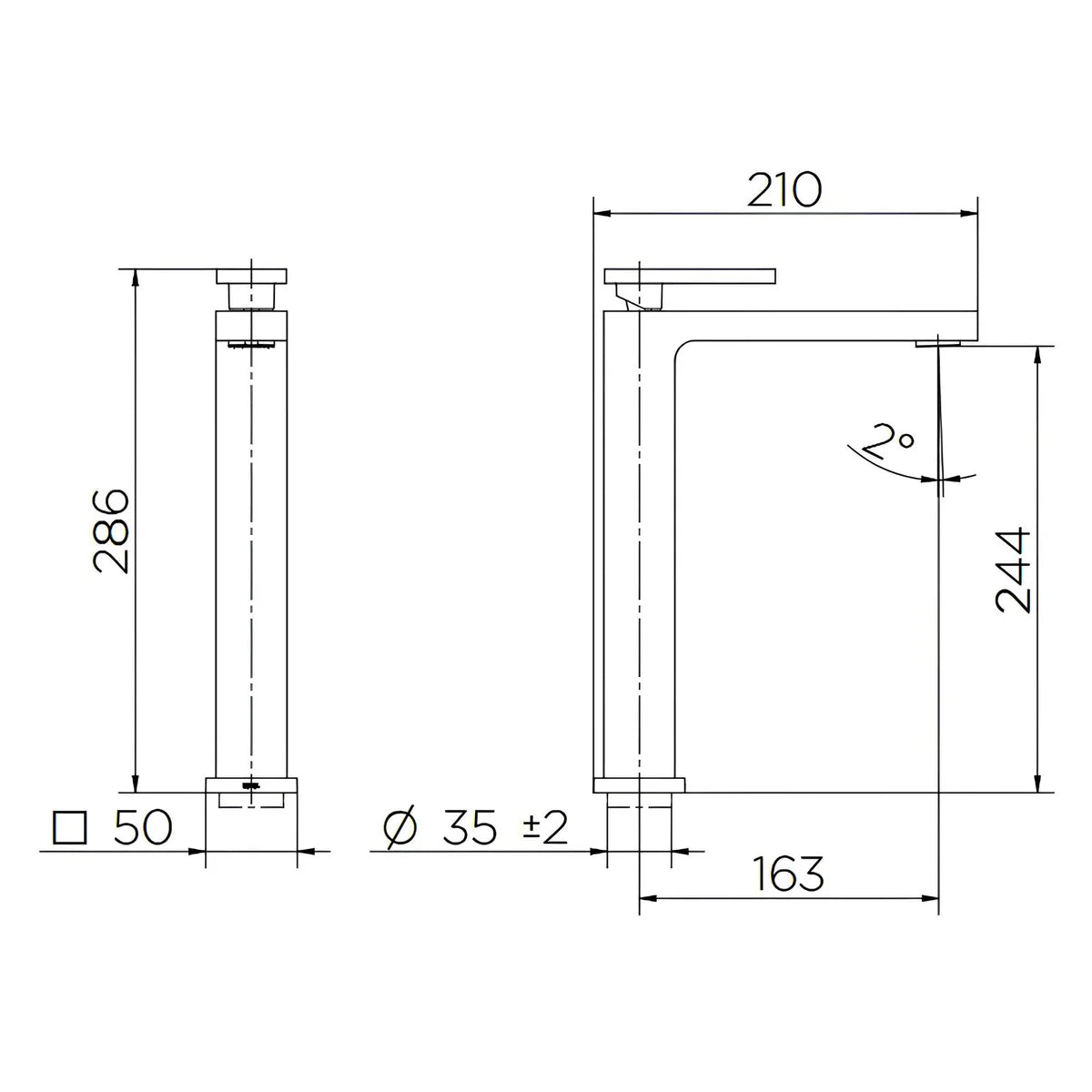Misturador Monocomando para Banheiro Bica Alta Cromado Lift Docol