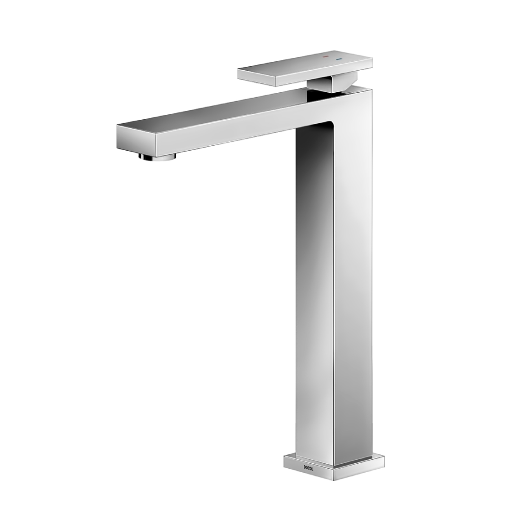 Misturador Monocomando para Lavatório de Mesa Bica Alta New Edge 00925406 Docol