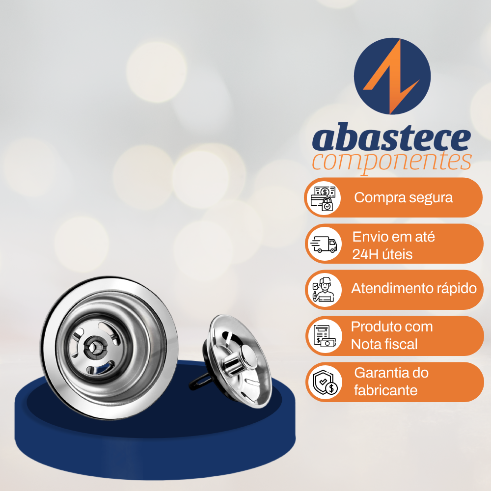 Válvula de Escoamento para Cozinha 4.1/2" 00987800 Docol