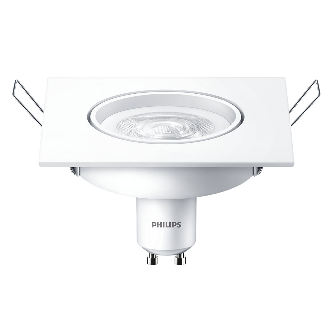 Spot Led Quadrado 5w Sceneswitch Gu10 Bivolt Philips