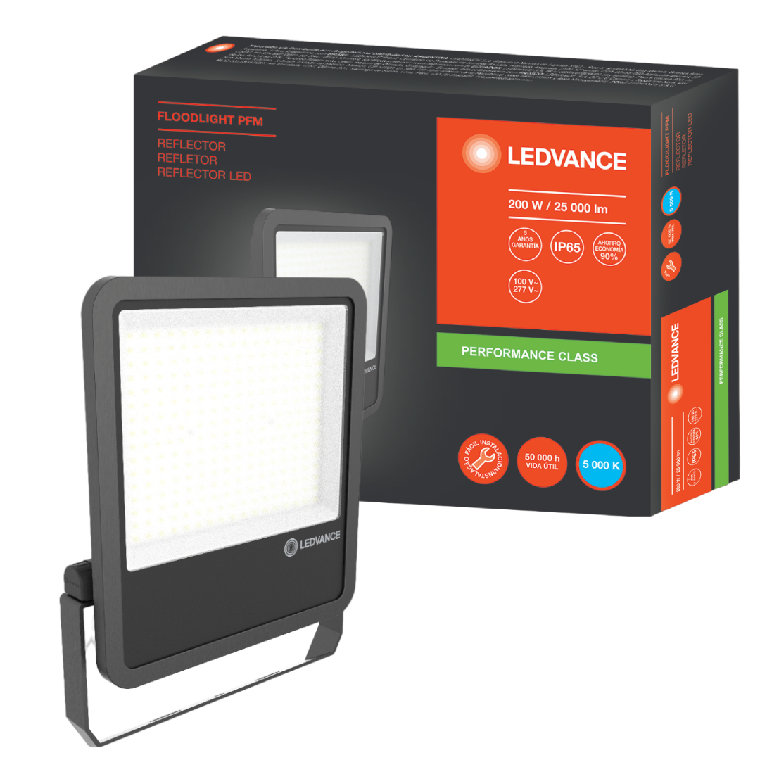 Refletor Led Floodlight Pfm 200W 5000K 25000Lm 100° Ledvance