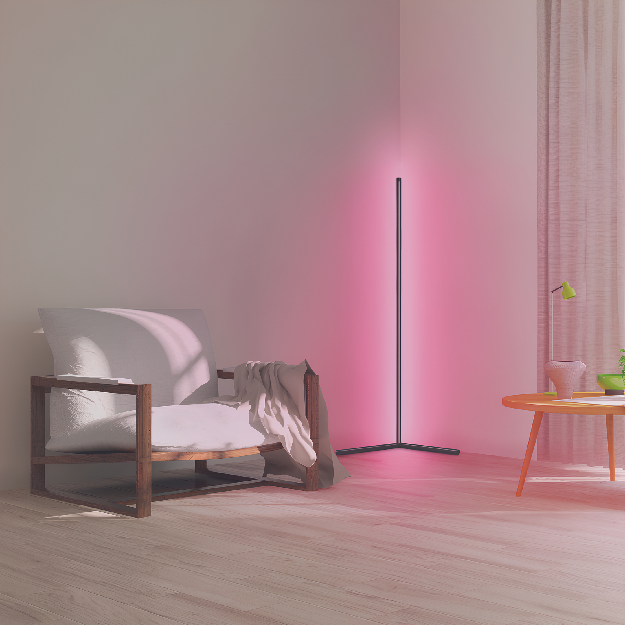 Luminaria De Piso Smart+ Wifi Floor Corner 14W Rgb Ledvance
