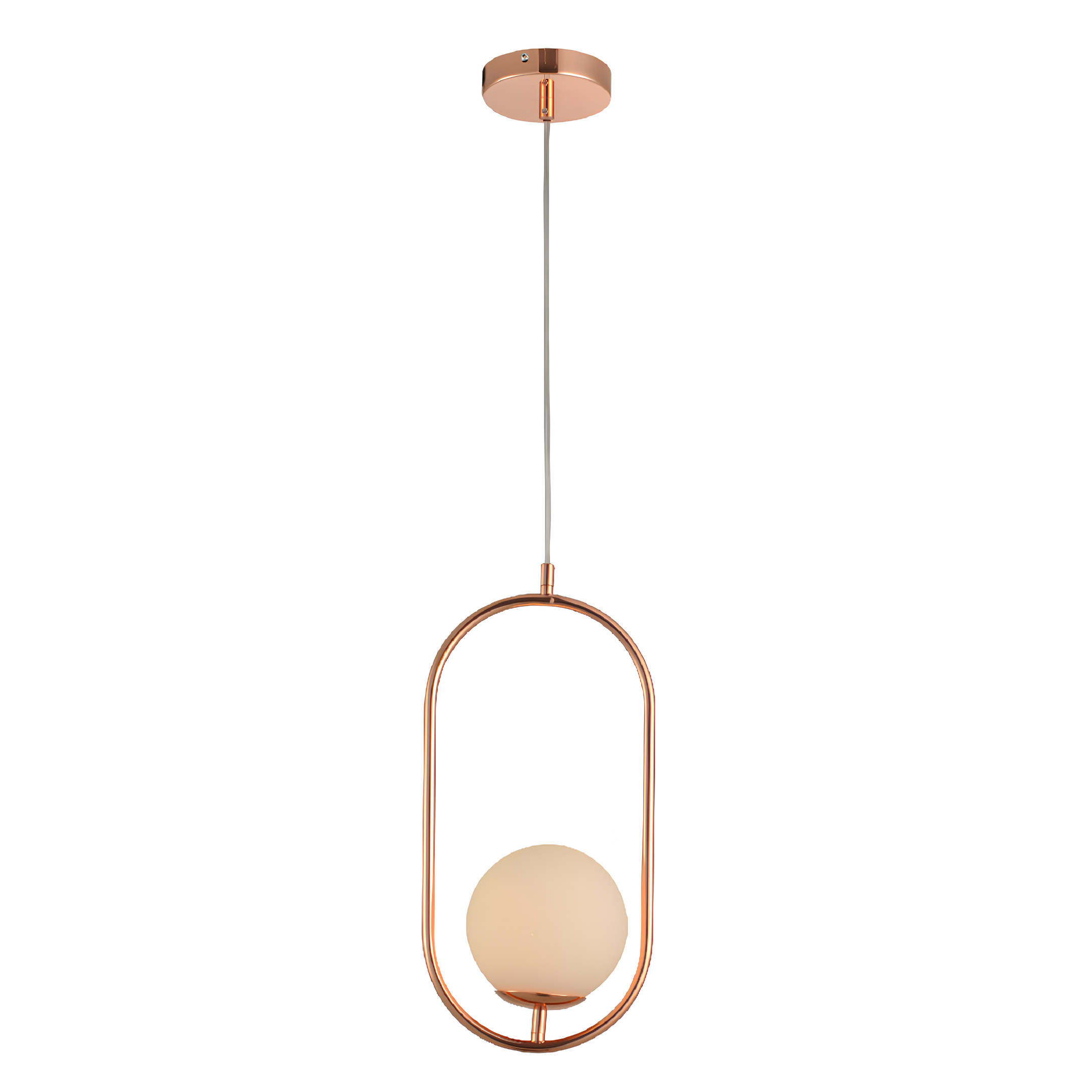Luminária Pendente Perola Arco Cobre 1XG45 Ip20 Bivolt Avant