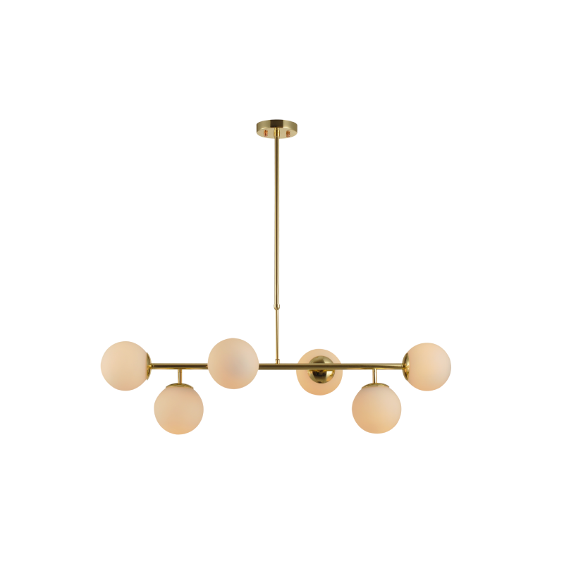 Luminaria Pendente Perola Constelacao 6Xe27 Ouro Avant