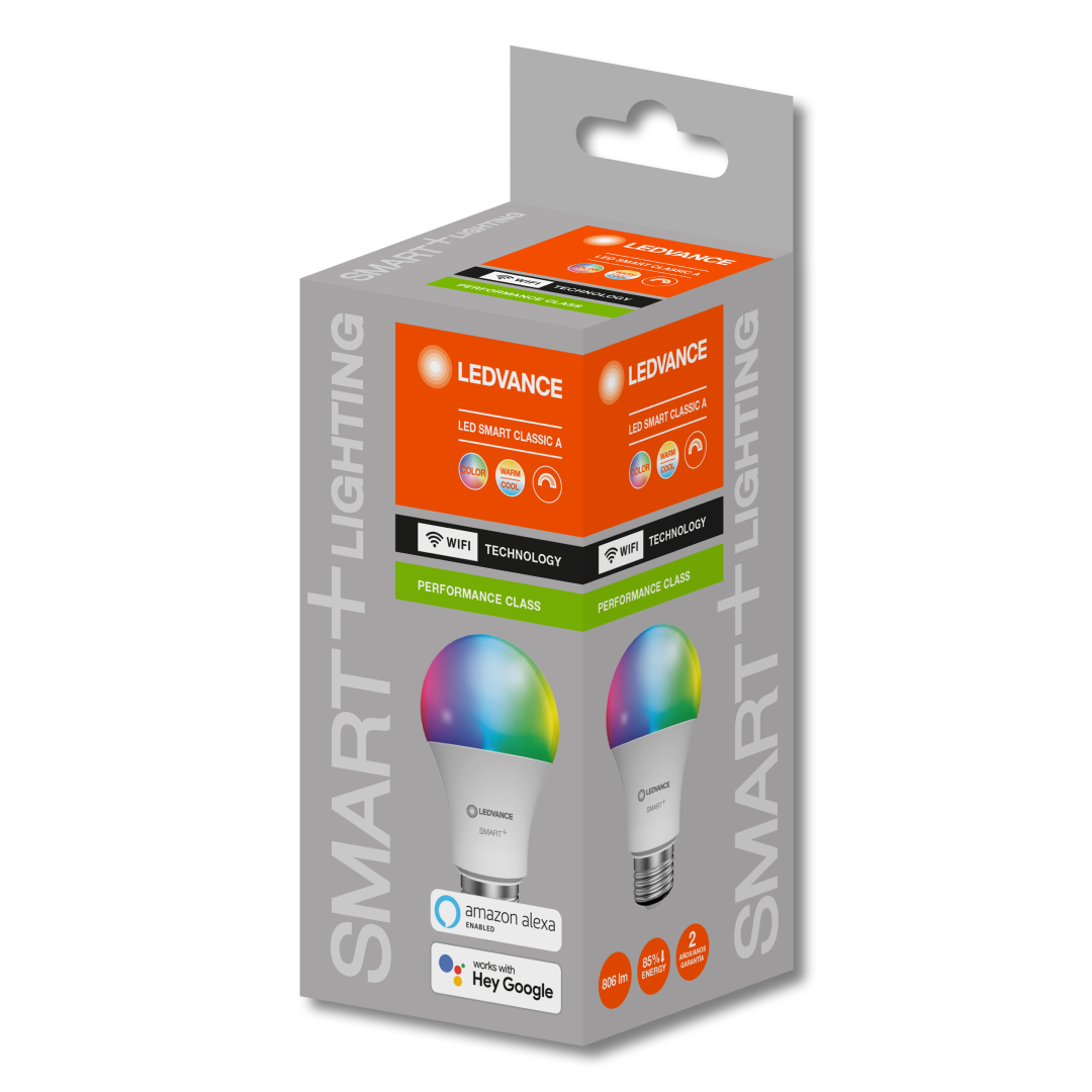 Lampada Led Bulbo Smart+ Wifi 9W Rgb 800Lm Bivolt Ledvance