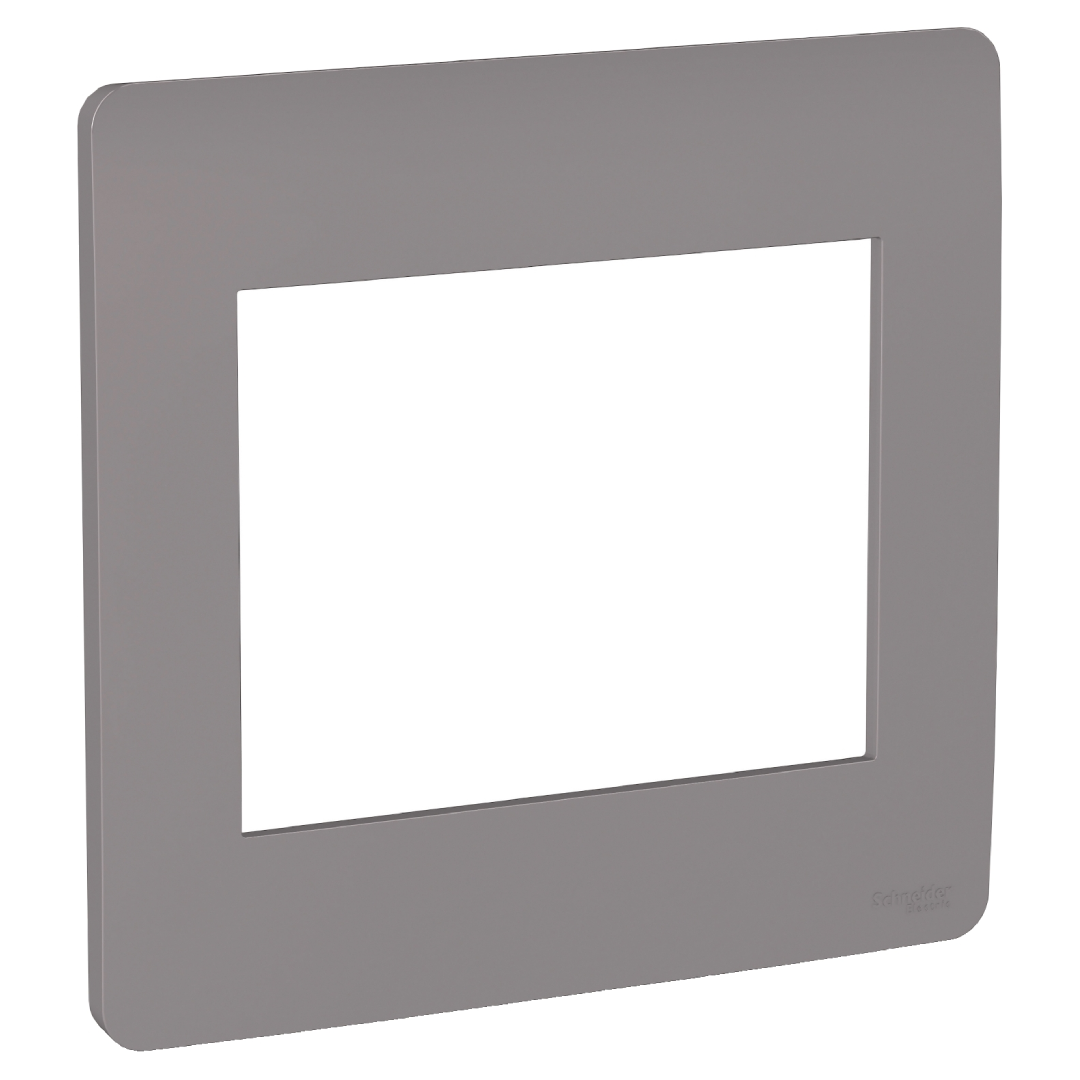 Placa 4X4 6 Postos Axis Grey S730203224 Orion Schneider