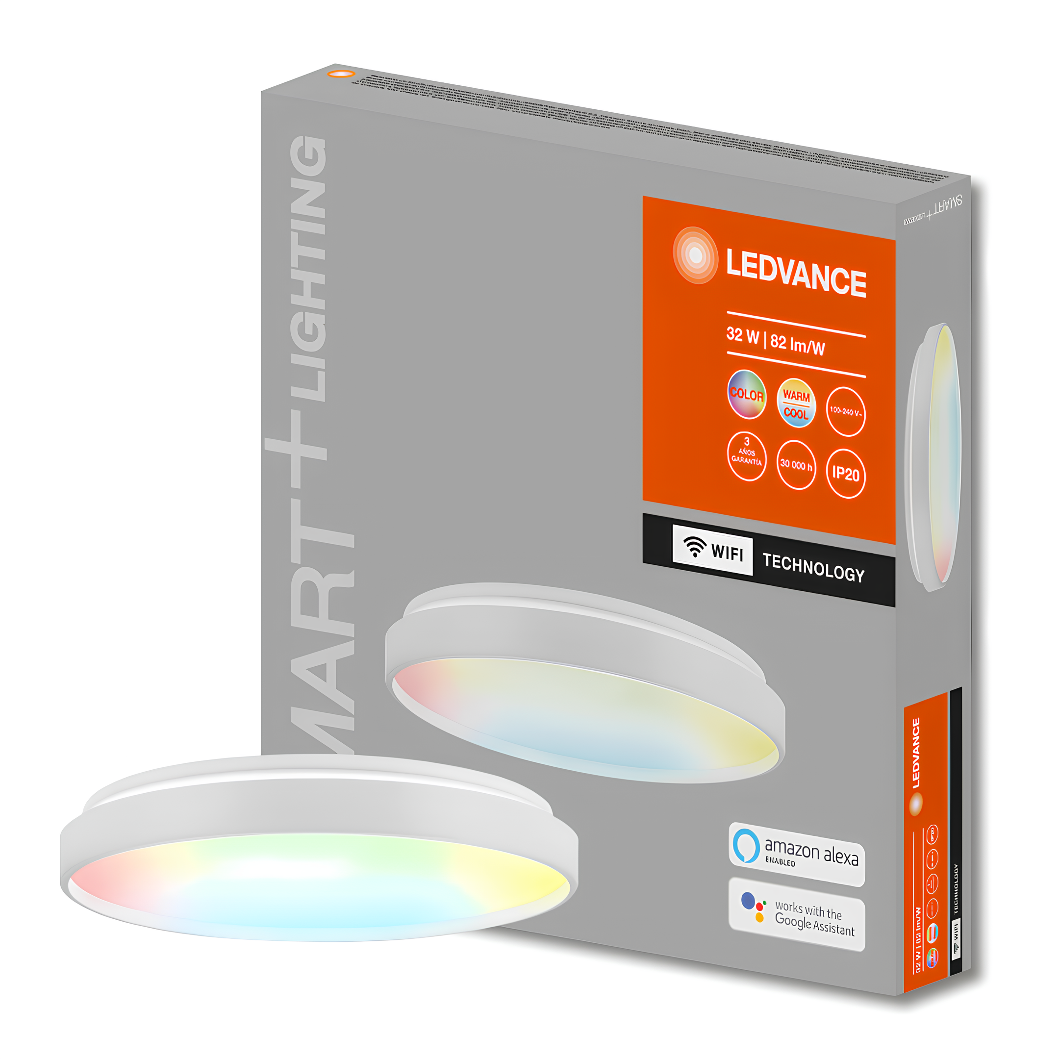 Luminaria Led Redonda Sobrepor Smart+ 32W Rgbw 2650Lm Ledvance