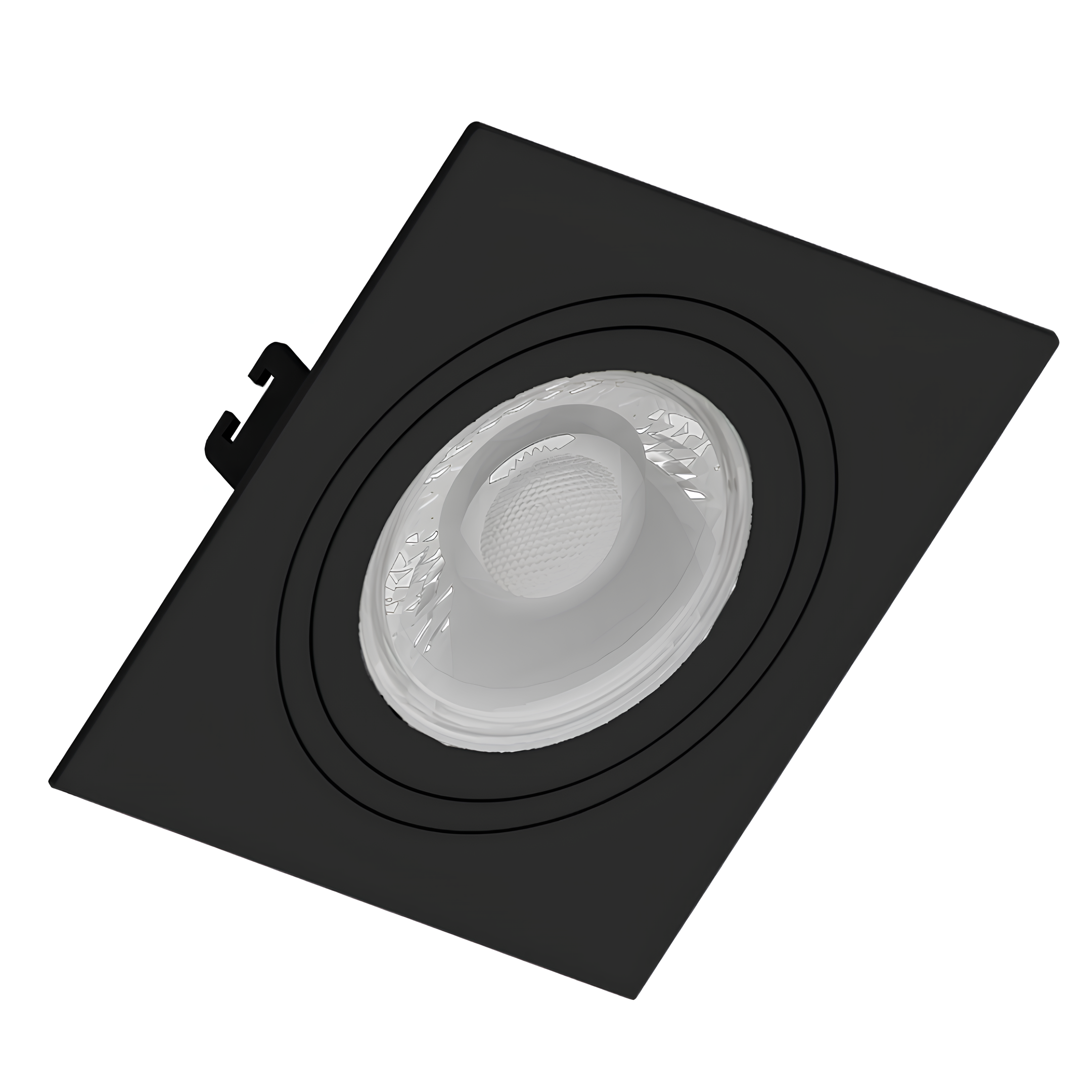 Spot Quadrado Embutir Face Plana Dicroica 10x3,5Cm Saveenergy