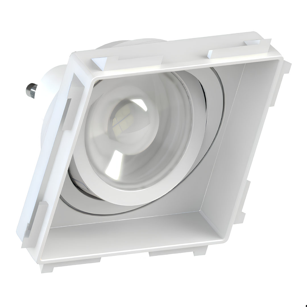 Spot Quadrado Embutir Face Recuado No Frame Par20 Br Saveenergy