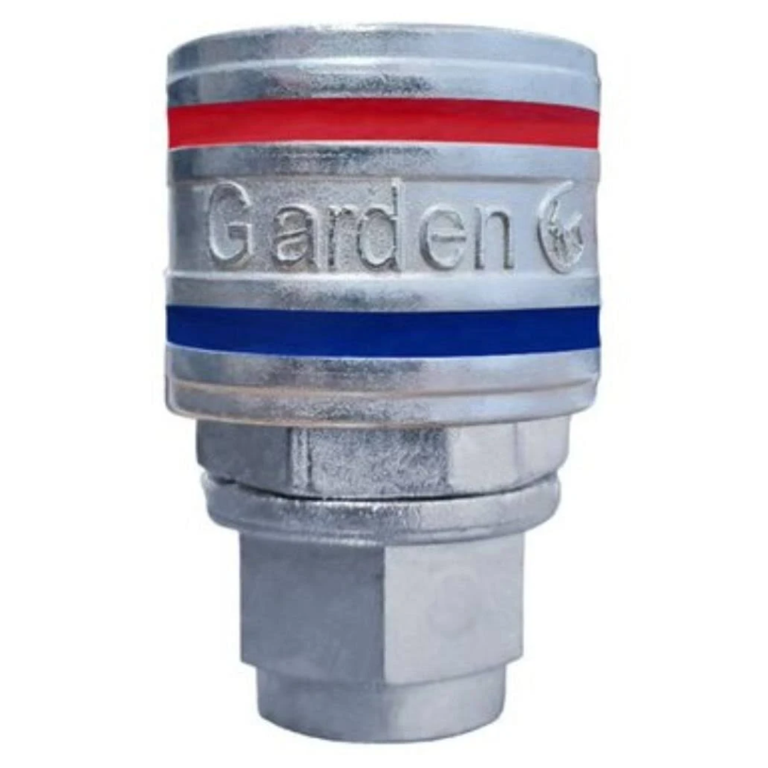 Engate Rápido Para Ar 1/4" X 1/4" Fêmea Com Rosca Cromado 10400E Garden